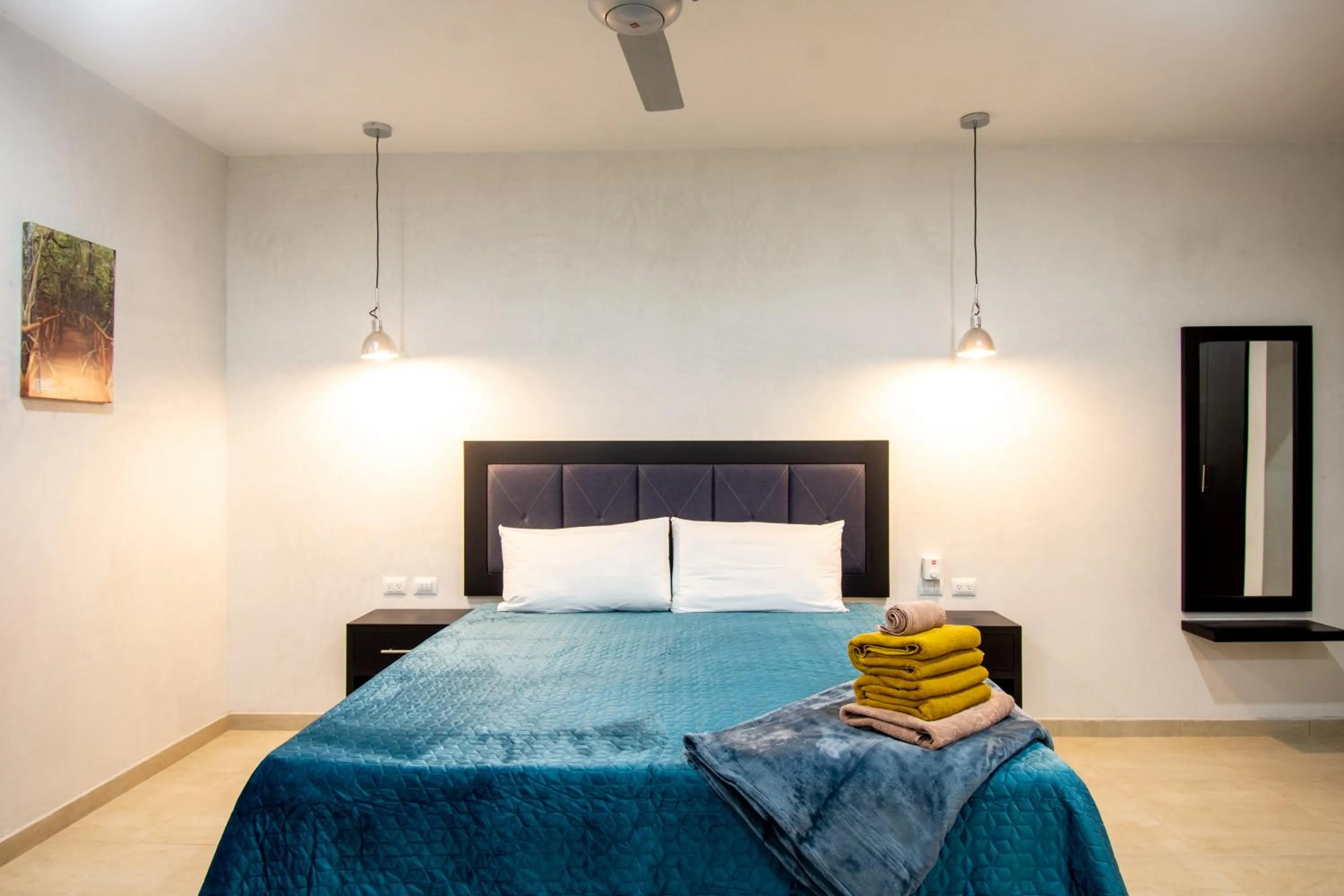 Bed in Hotel Casa Tortuga Tulum - Cenotes Park Inclusive