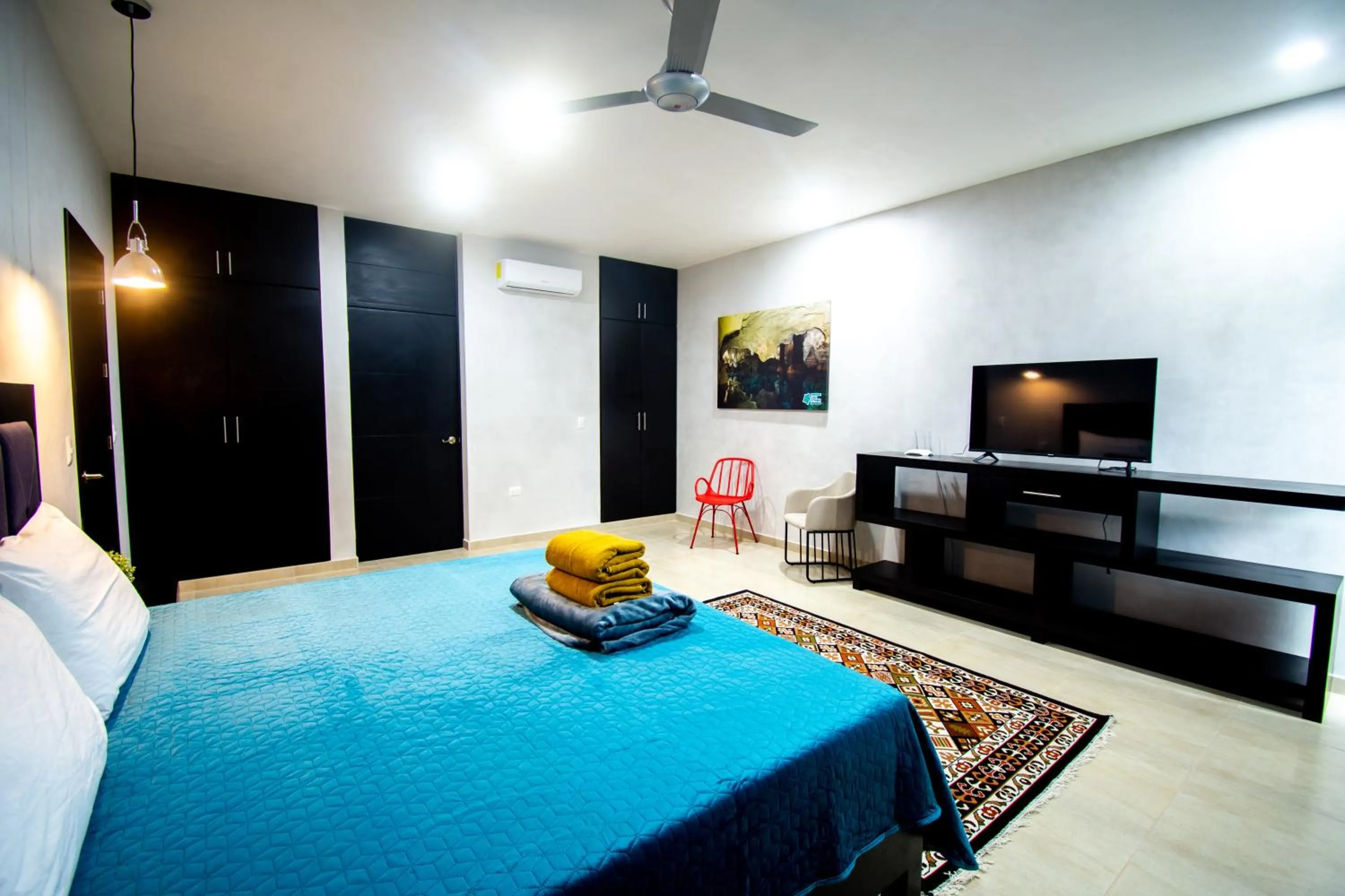 TV and multimedia, Bed in Hotel Casa Tortuga Tulum - Cenotes Park Inclusive