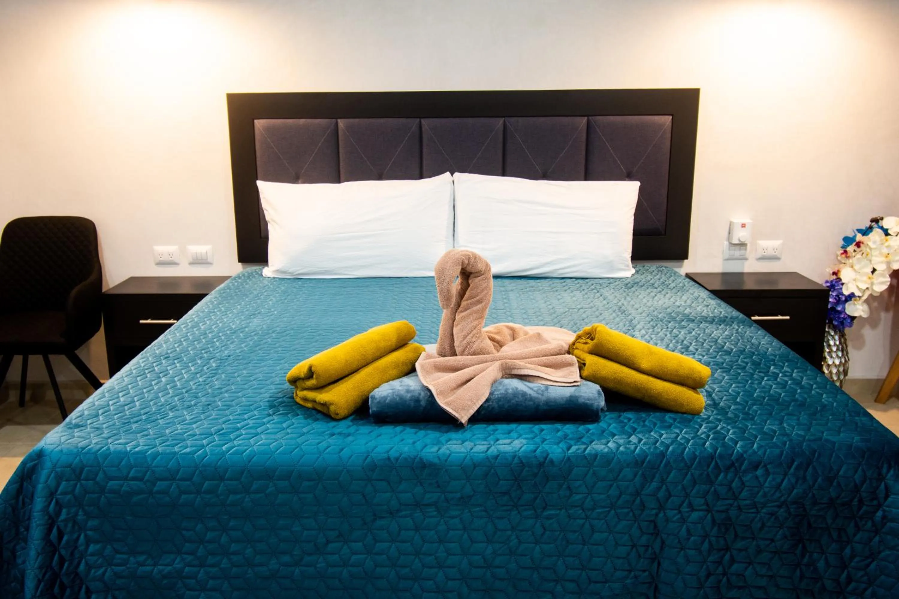 Bed in Hotel Casa Tortuga Tulum - Cenotes Park Inclusive