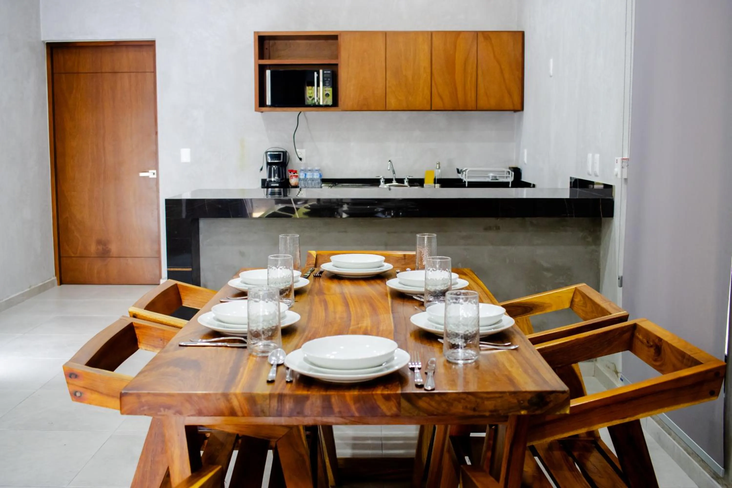 Kitchen or kitchenette in Hotel Casa Tortuga Tulum - Cenotes Park Inclusive