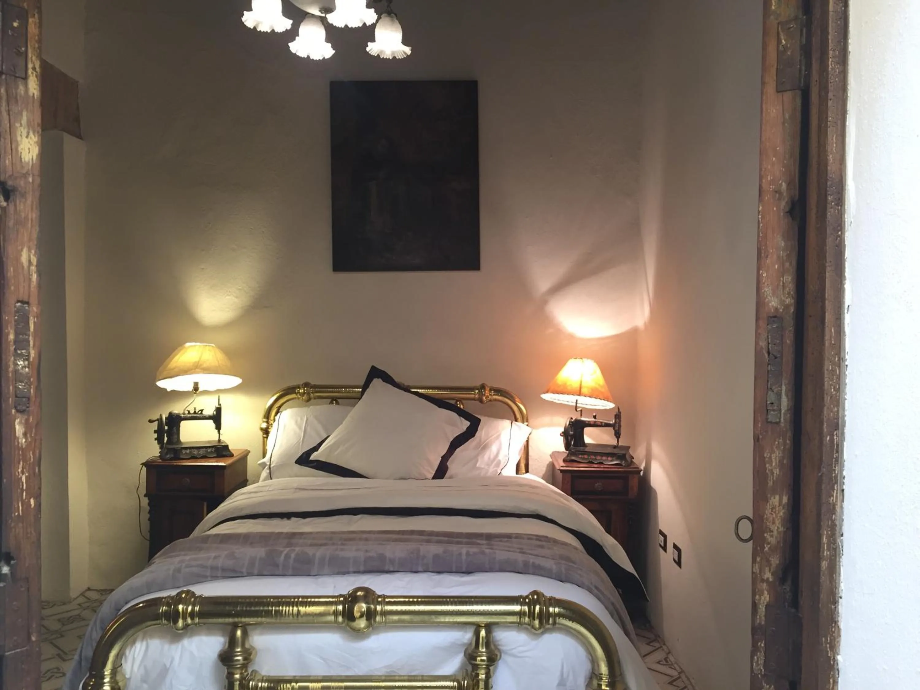 Patio, Bed in Hotel Boutique Posada XVII