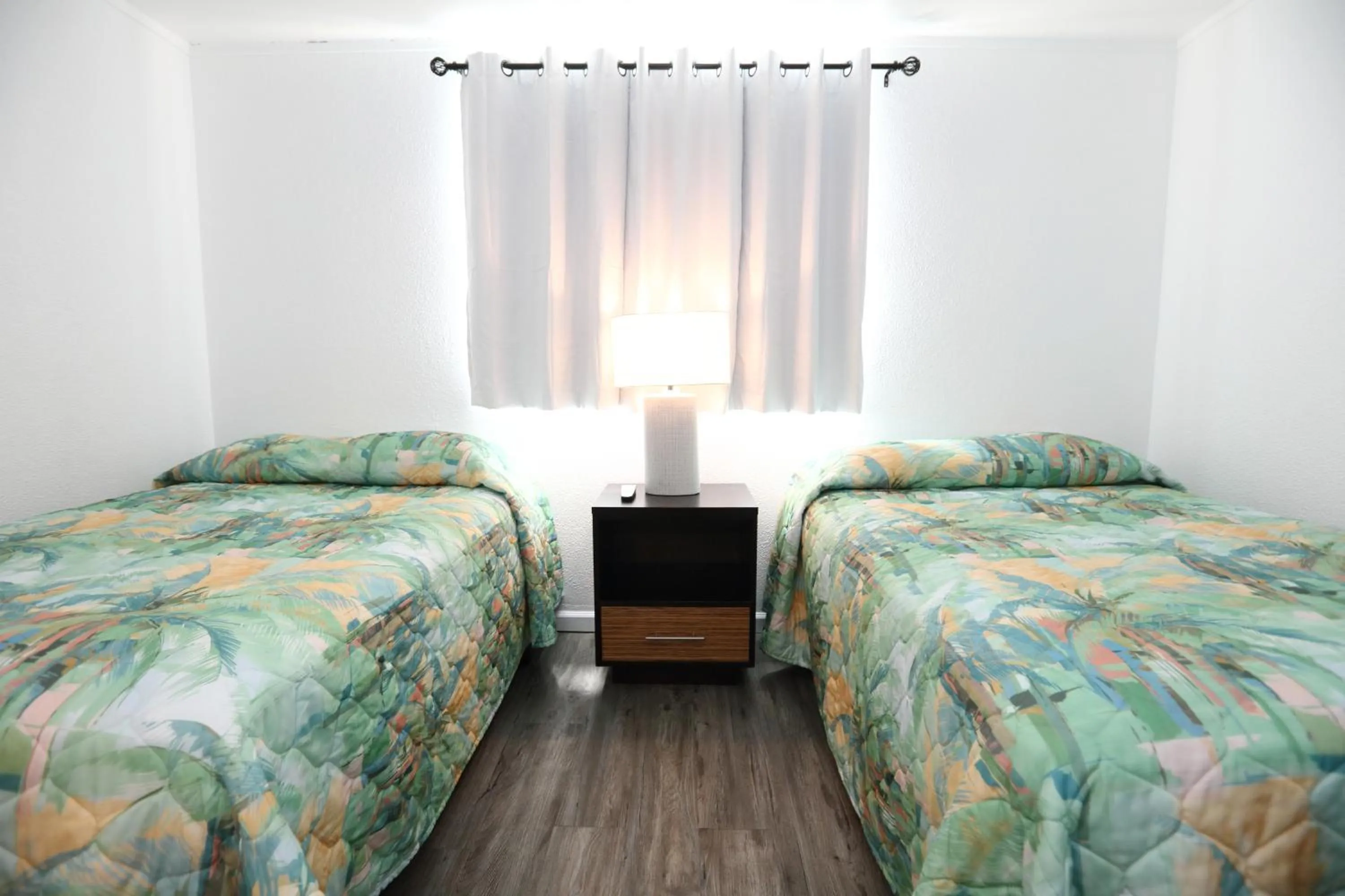 Bed in Olympic Island Beach Resort