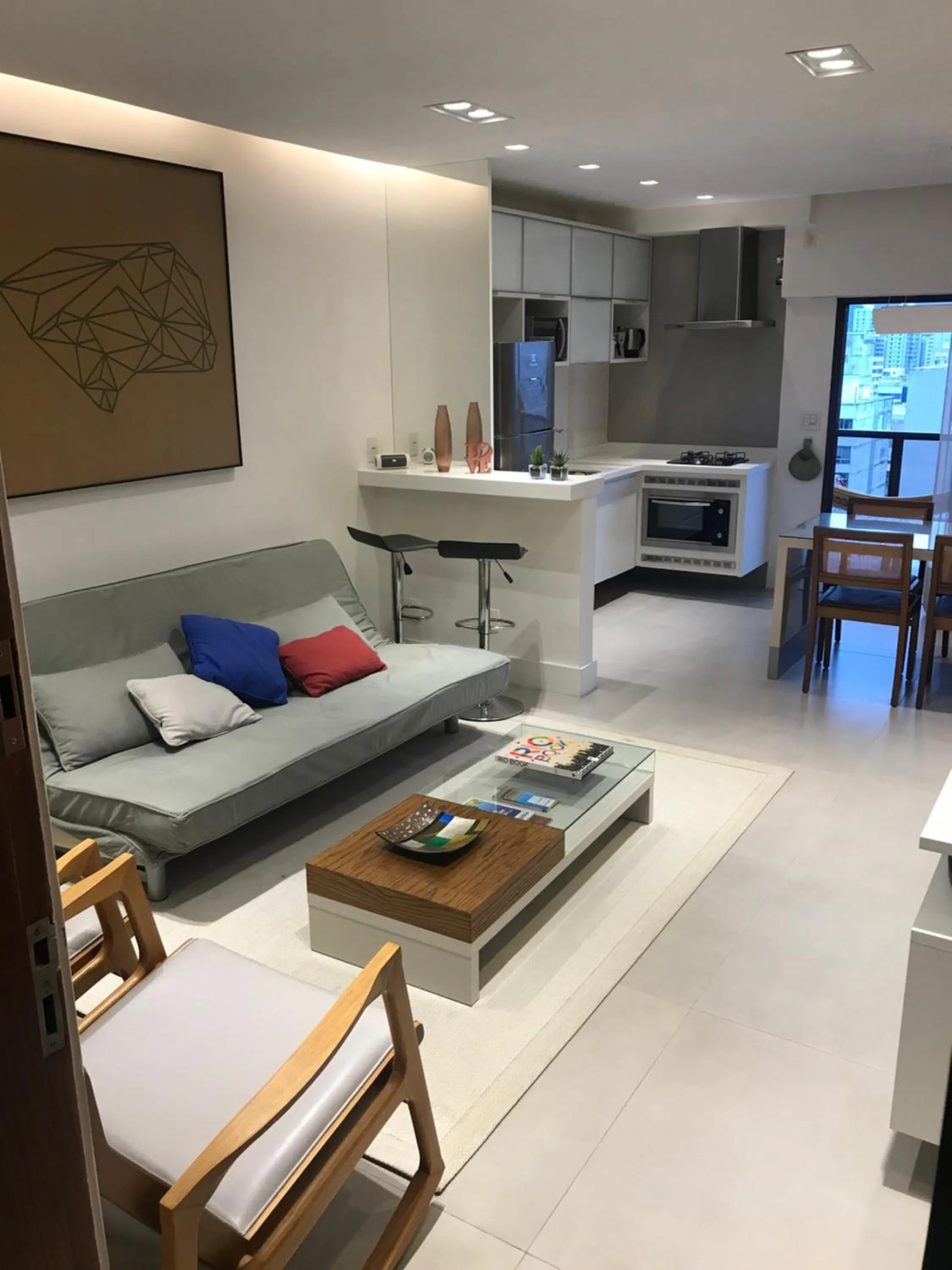 Living room in Leblon Flat