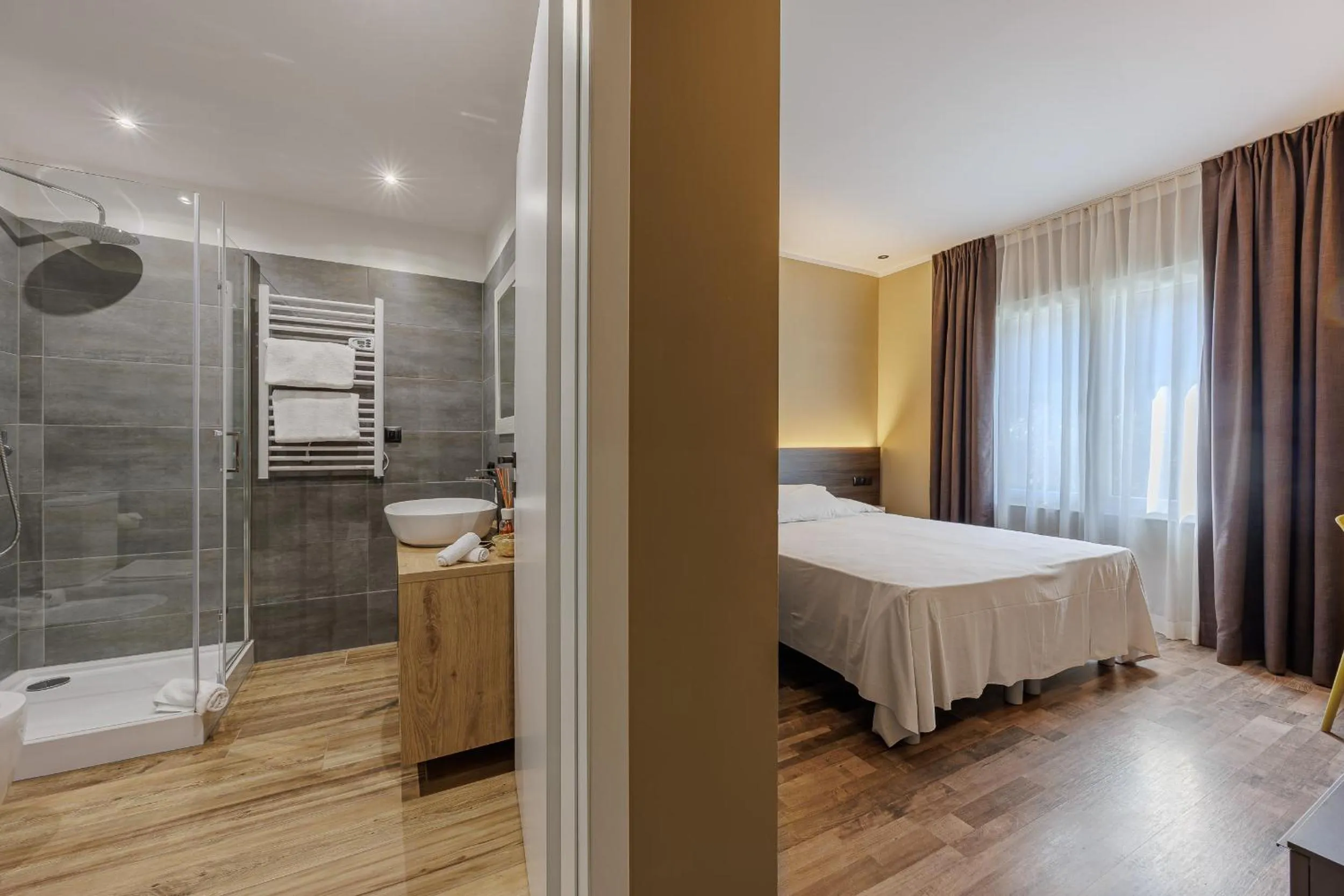 Bed in Hotel San Marco