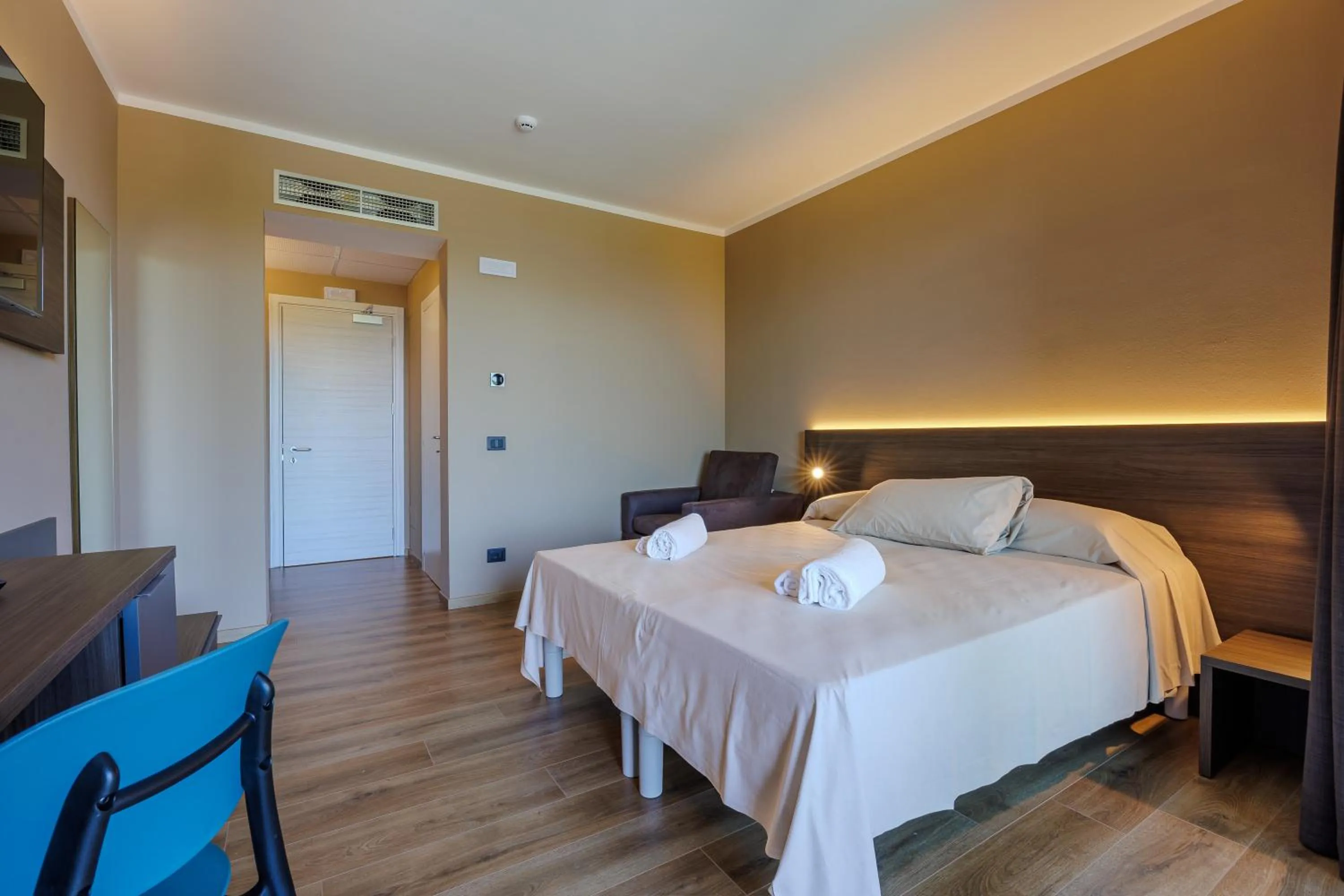 Bed in Hotel San Marco