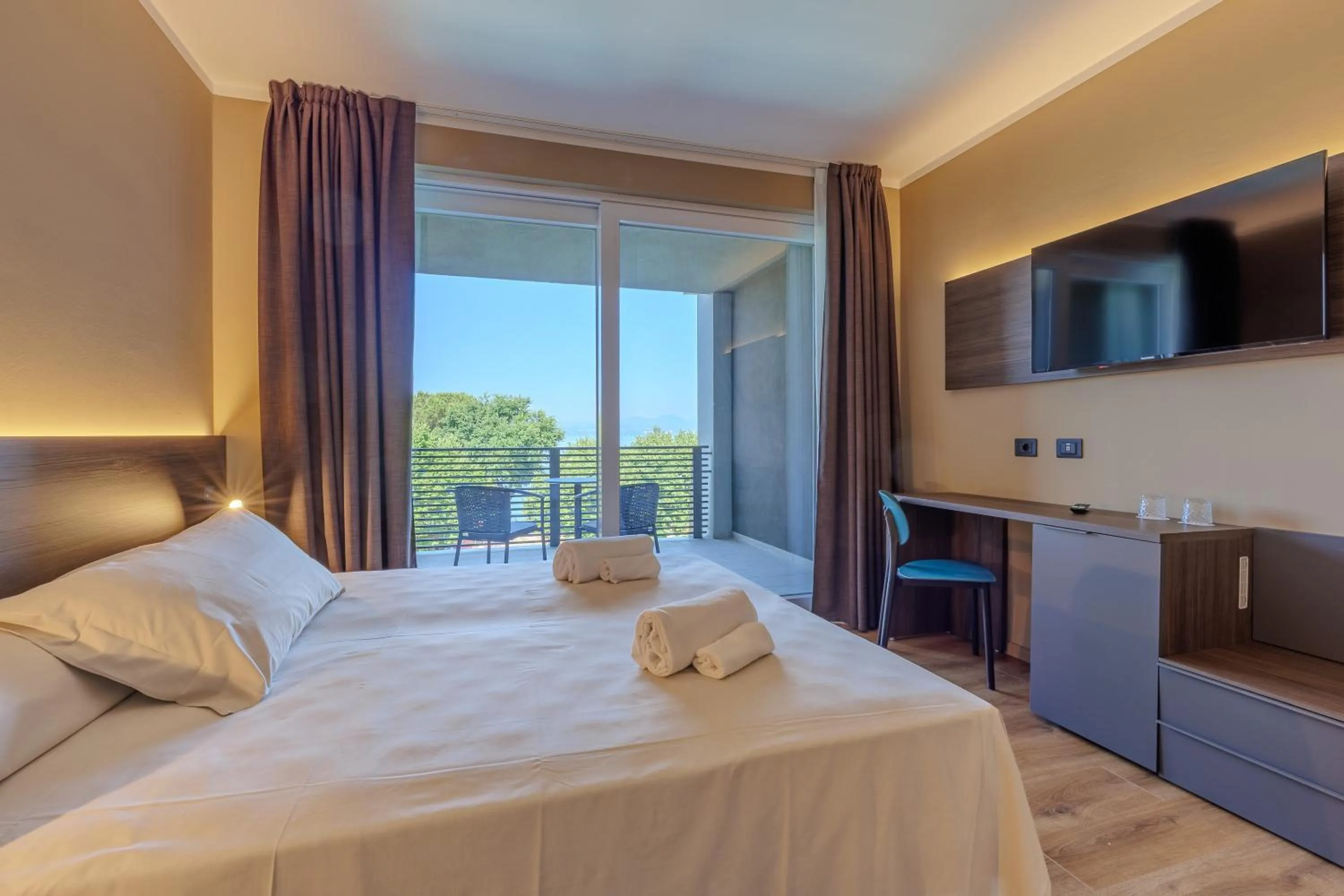 Bed in Hotel San Marco