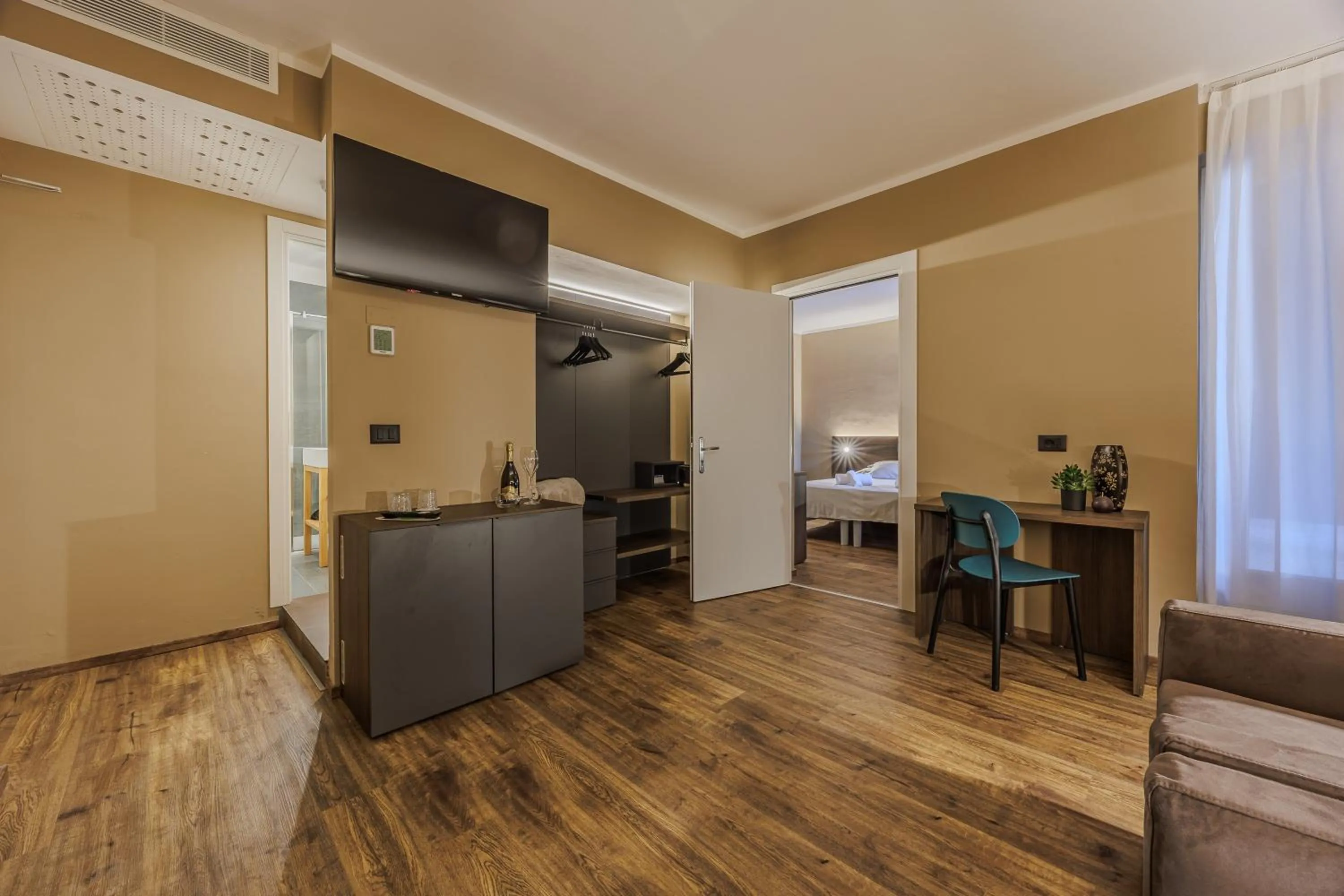 Bed in Hotel San Marco