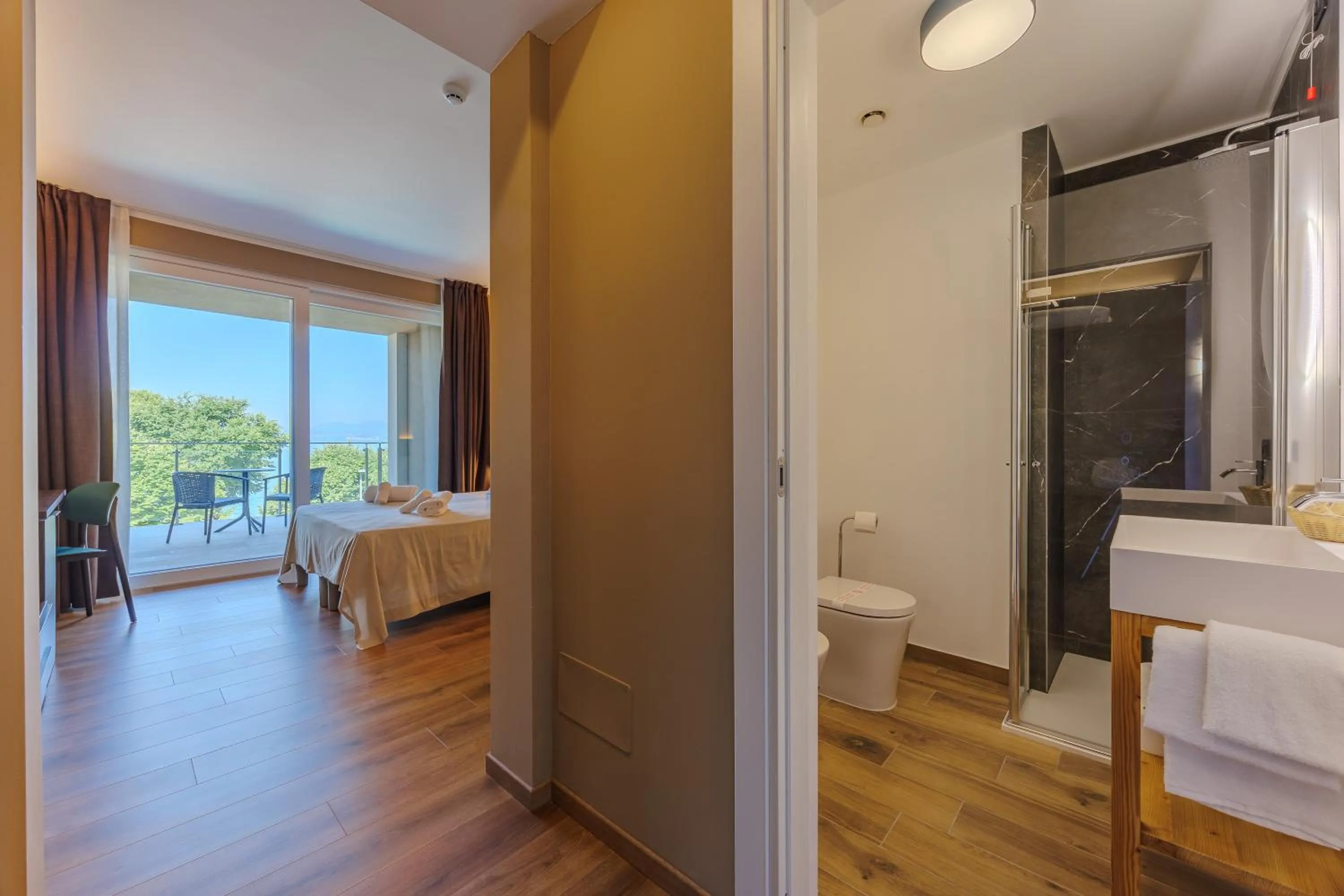 Bed in Hotel San Marco