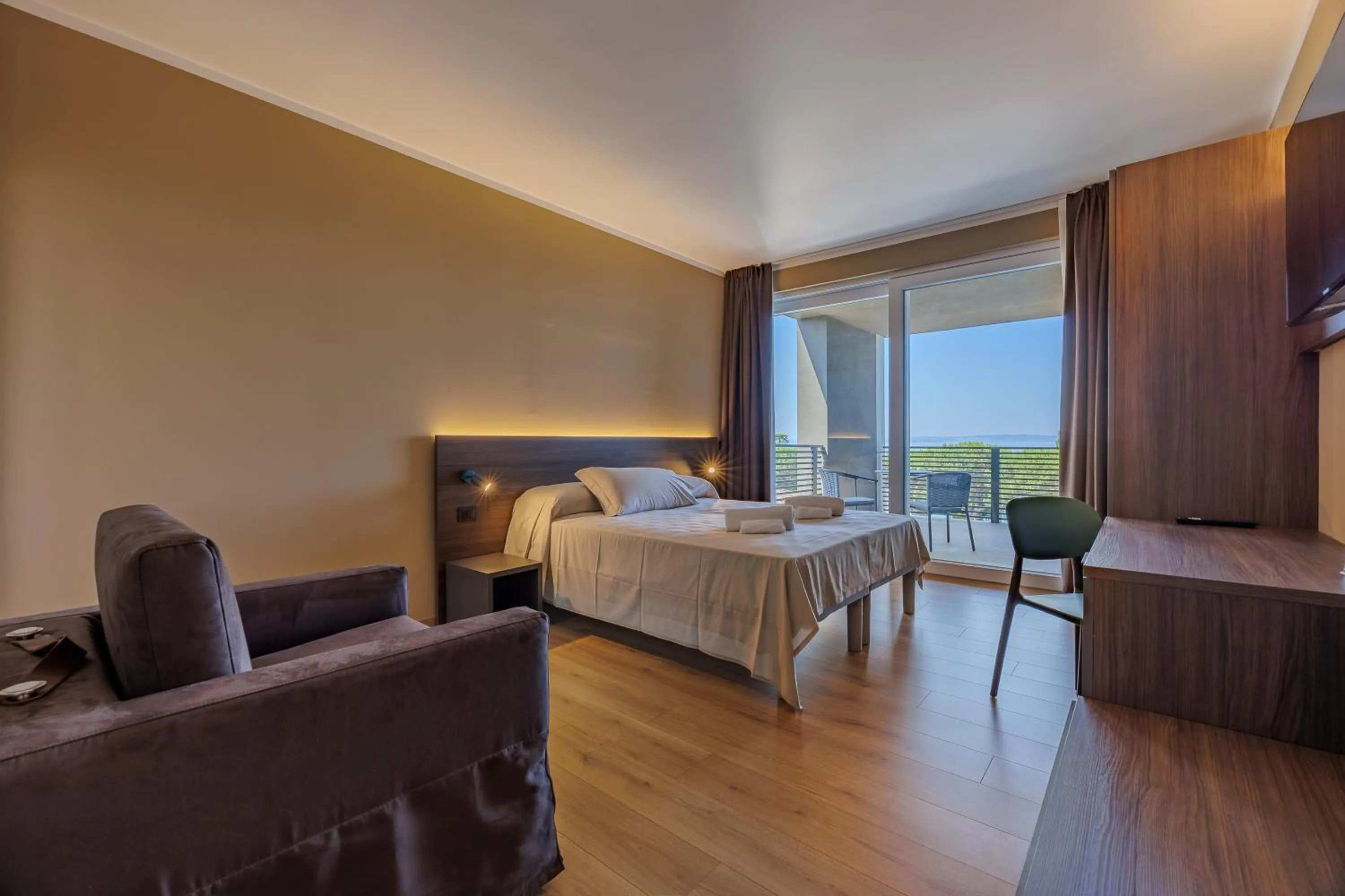 Bed in Hotel San Marco