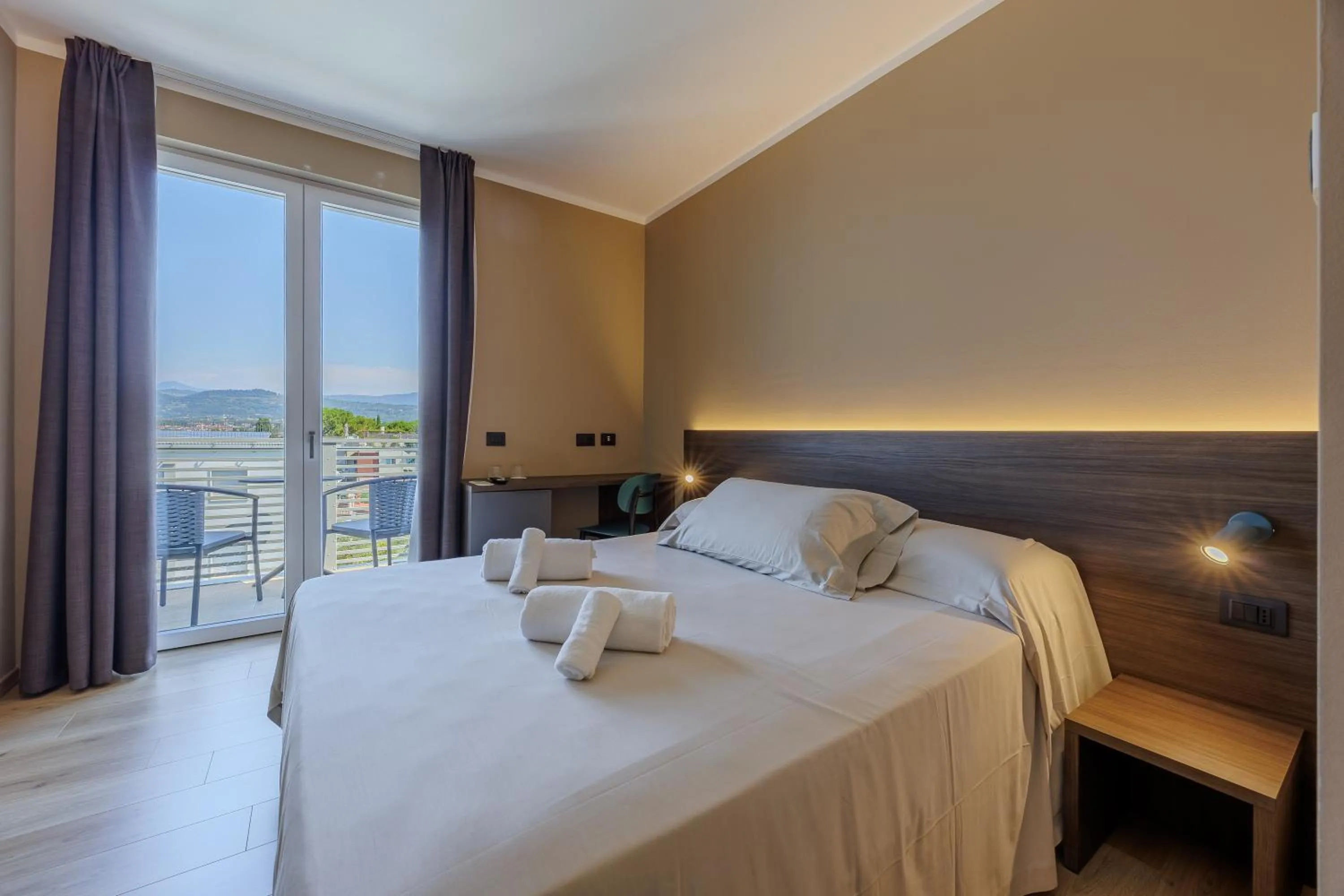 Bed in Hotel San Marco