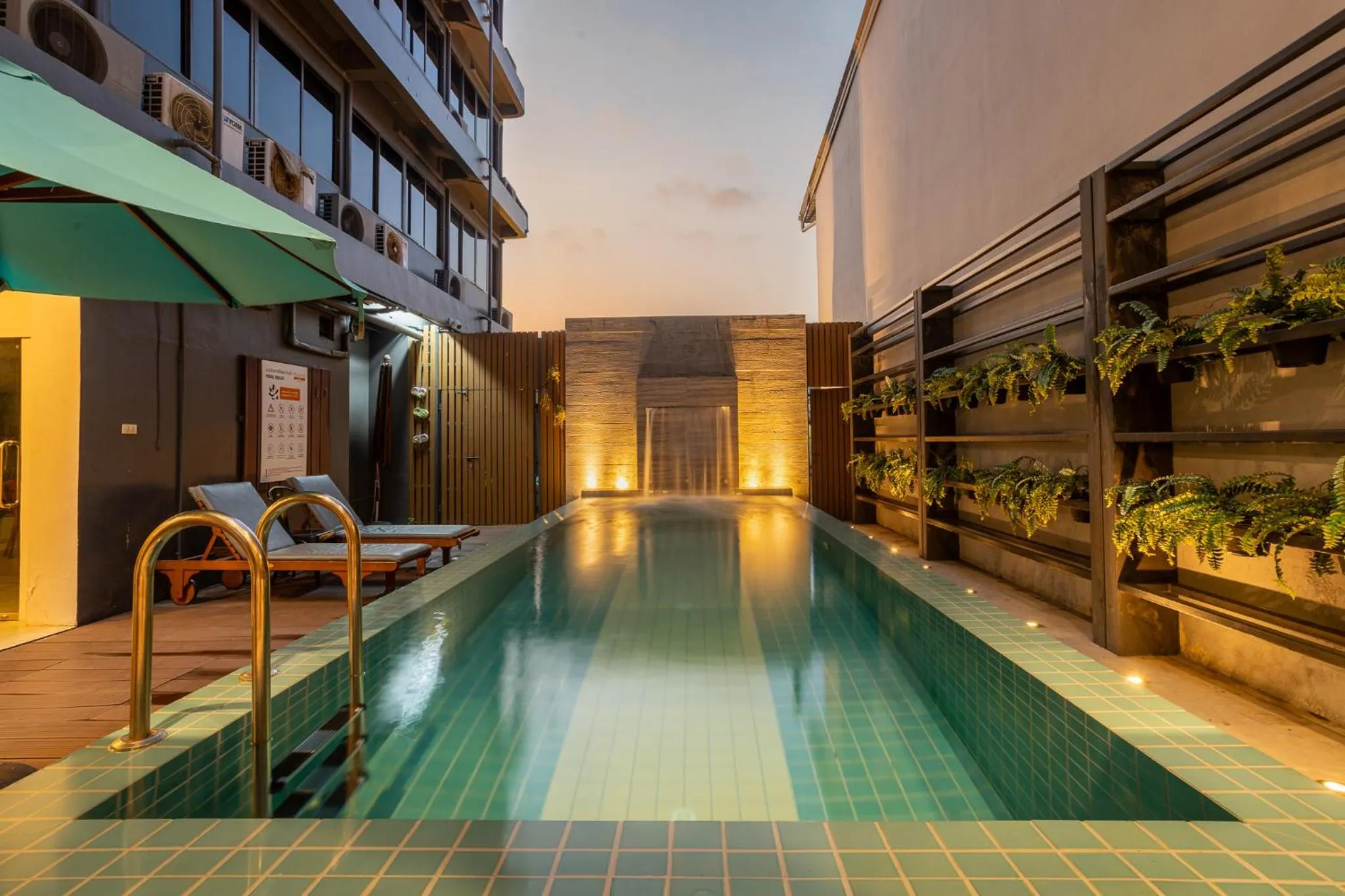 Swimming pool in Recenta Style Phuket Town