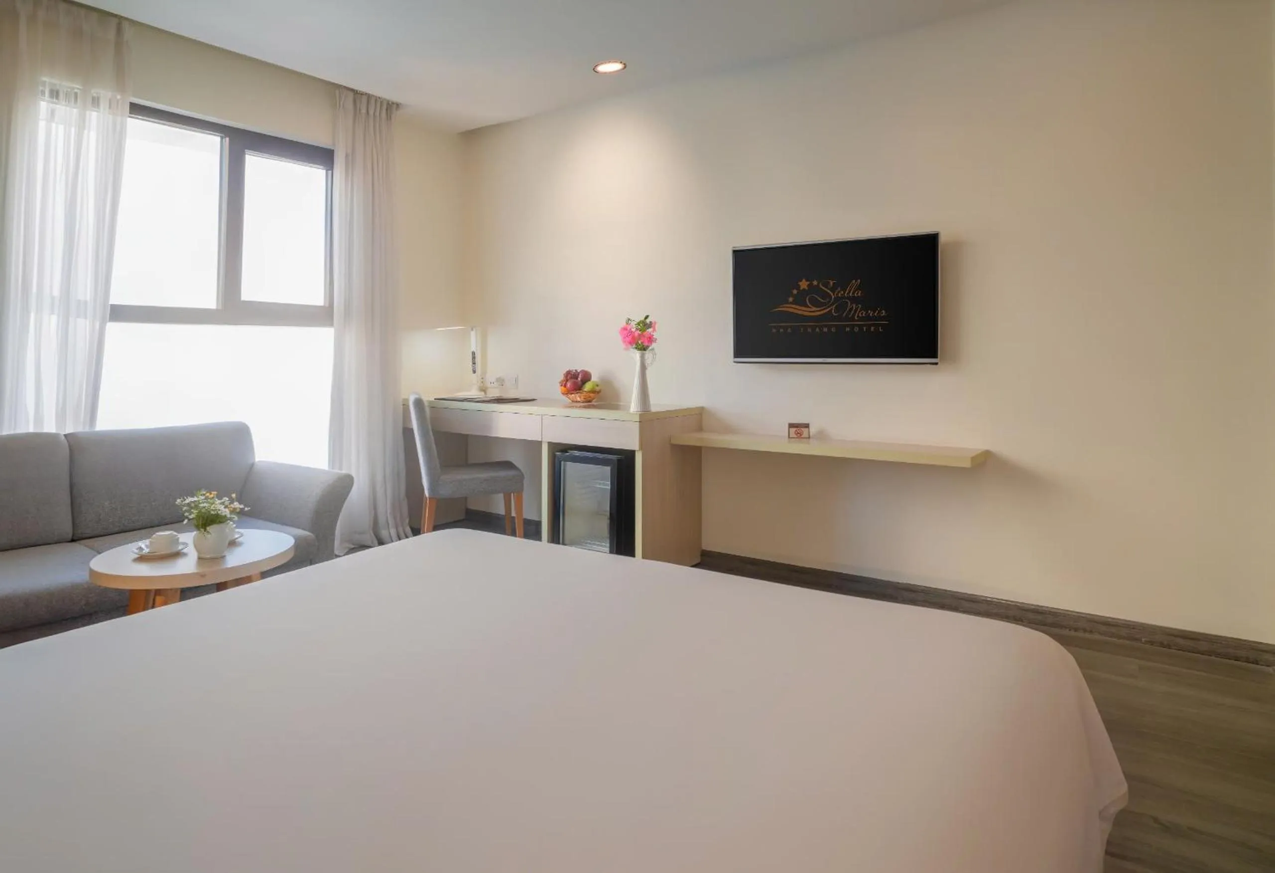 Bed in Stella Maris Nha Trang Hotel