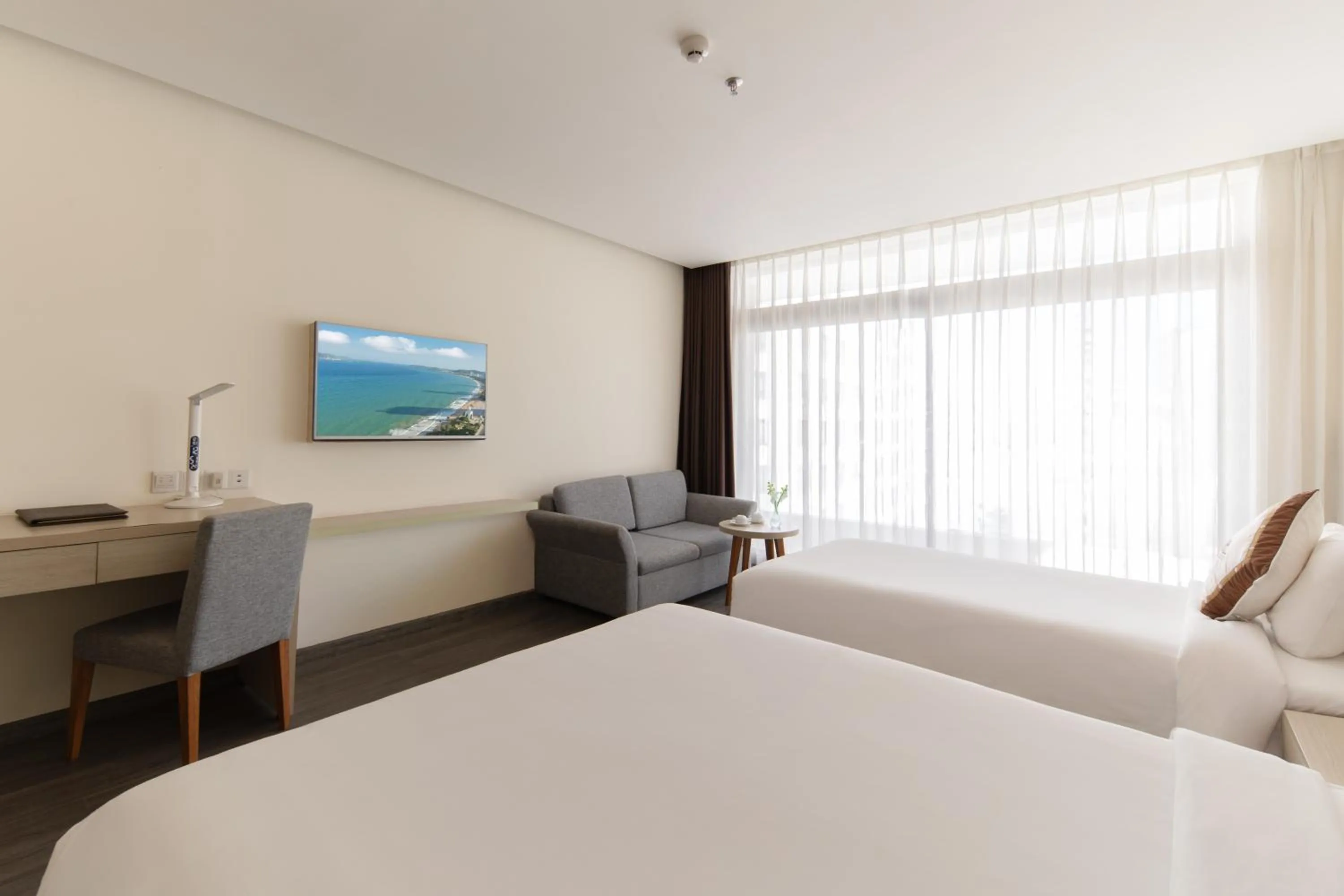 Bed in Stella Maris Nha Trang Hotel