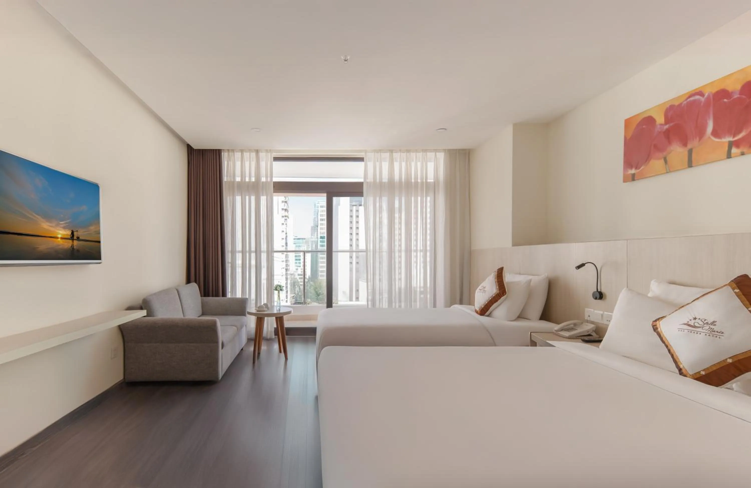 Photo of the whole room, Bed in Stella Maris Nha Trang Hotel