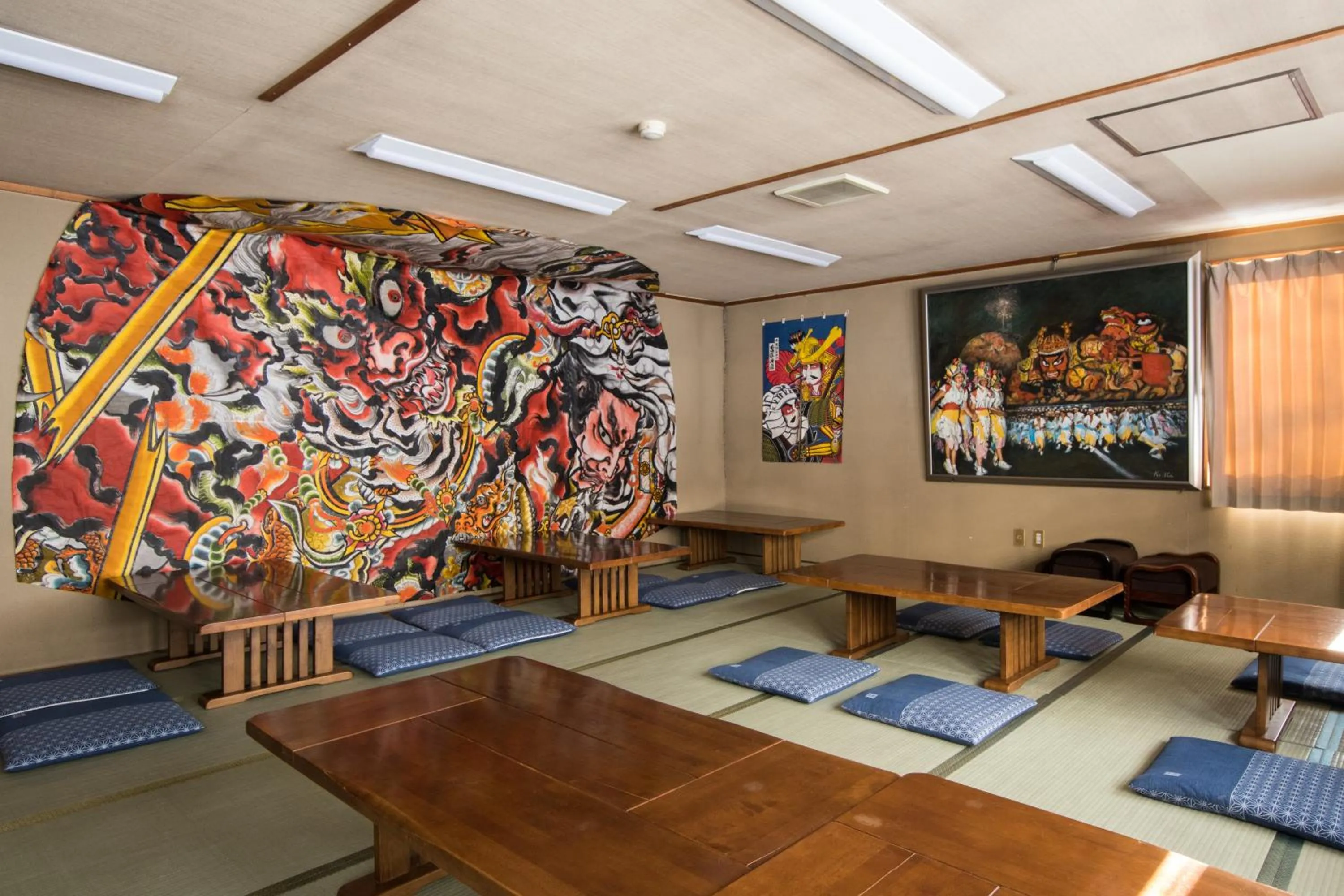 Restaurant/places to eat, Bed in Yachi Onsen