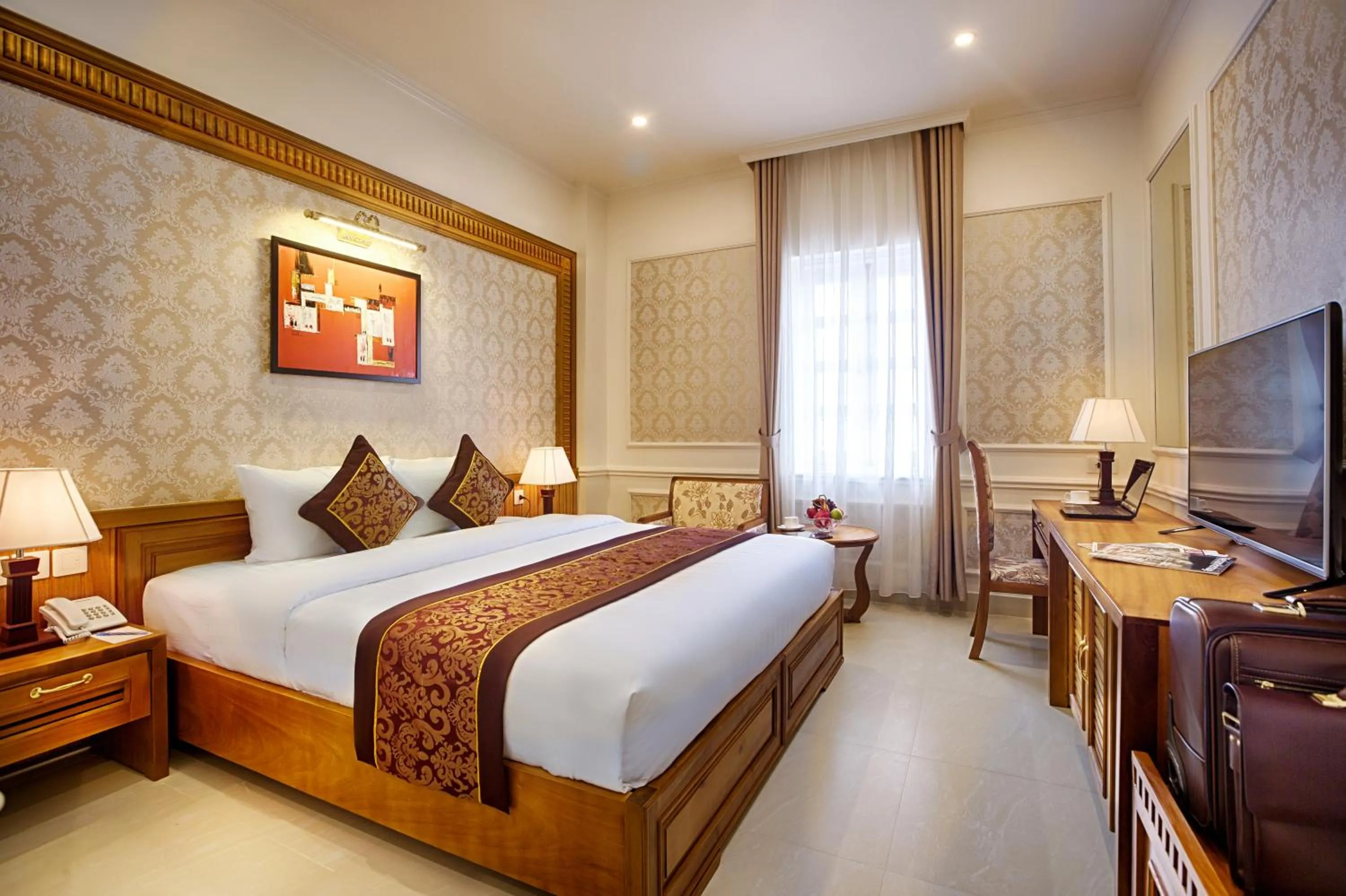 Photo of the whole room, Bed in Riverside Hotel Quang Binh