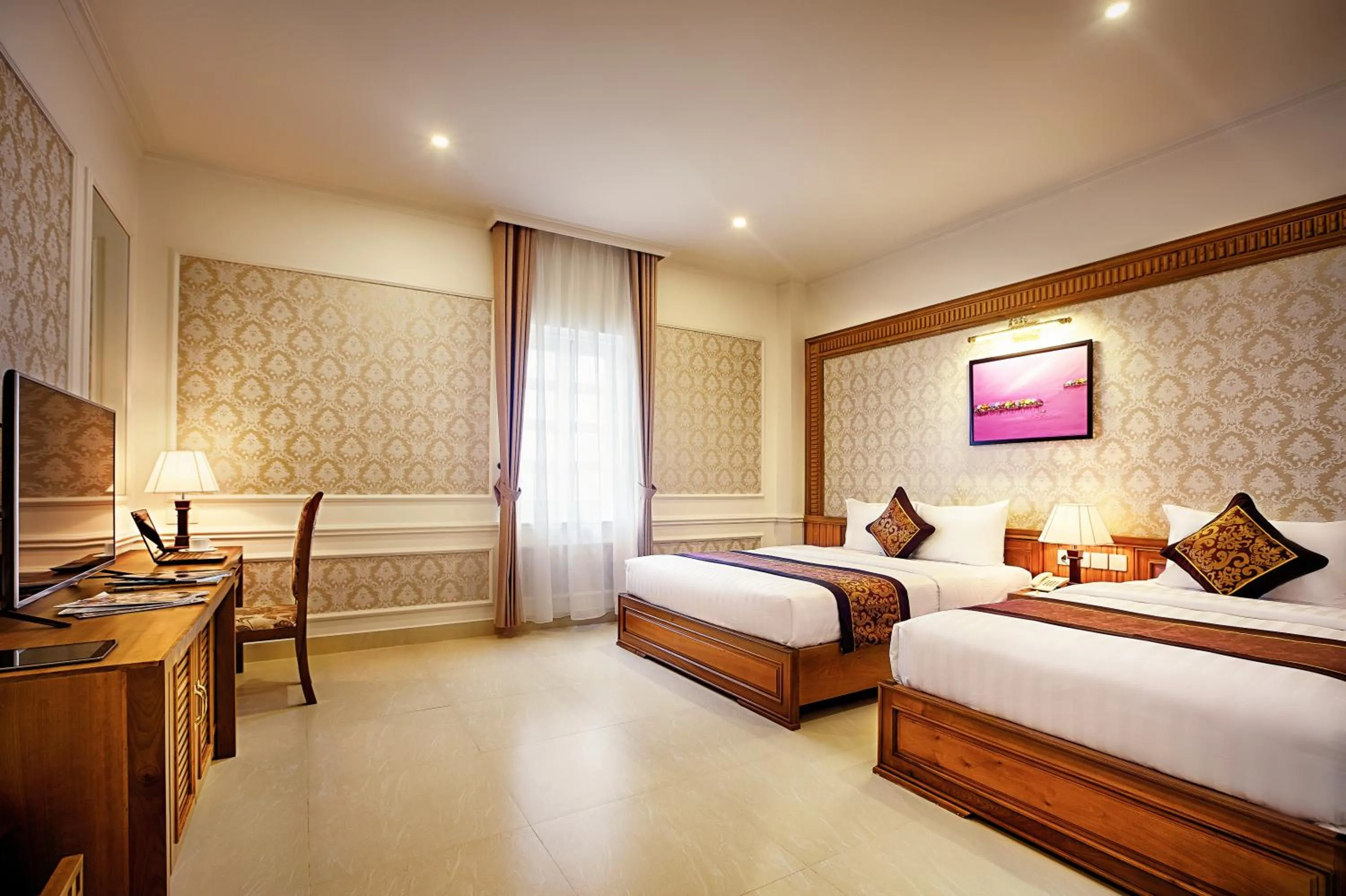 Photo of the whole room, Bed in Riverside Hotel Quang Binh