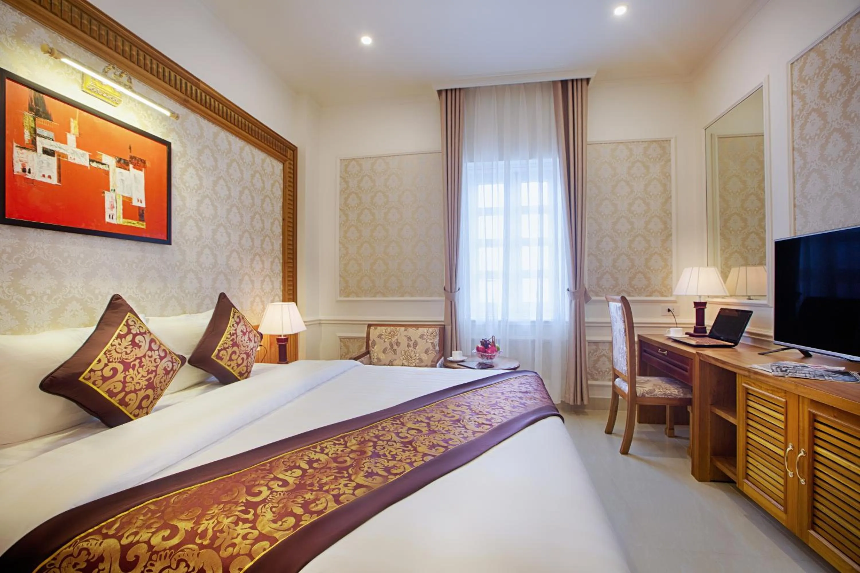 Photo of the whole room, Bed in Riverside Hotel Quang Binh