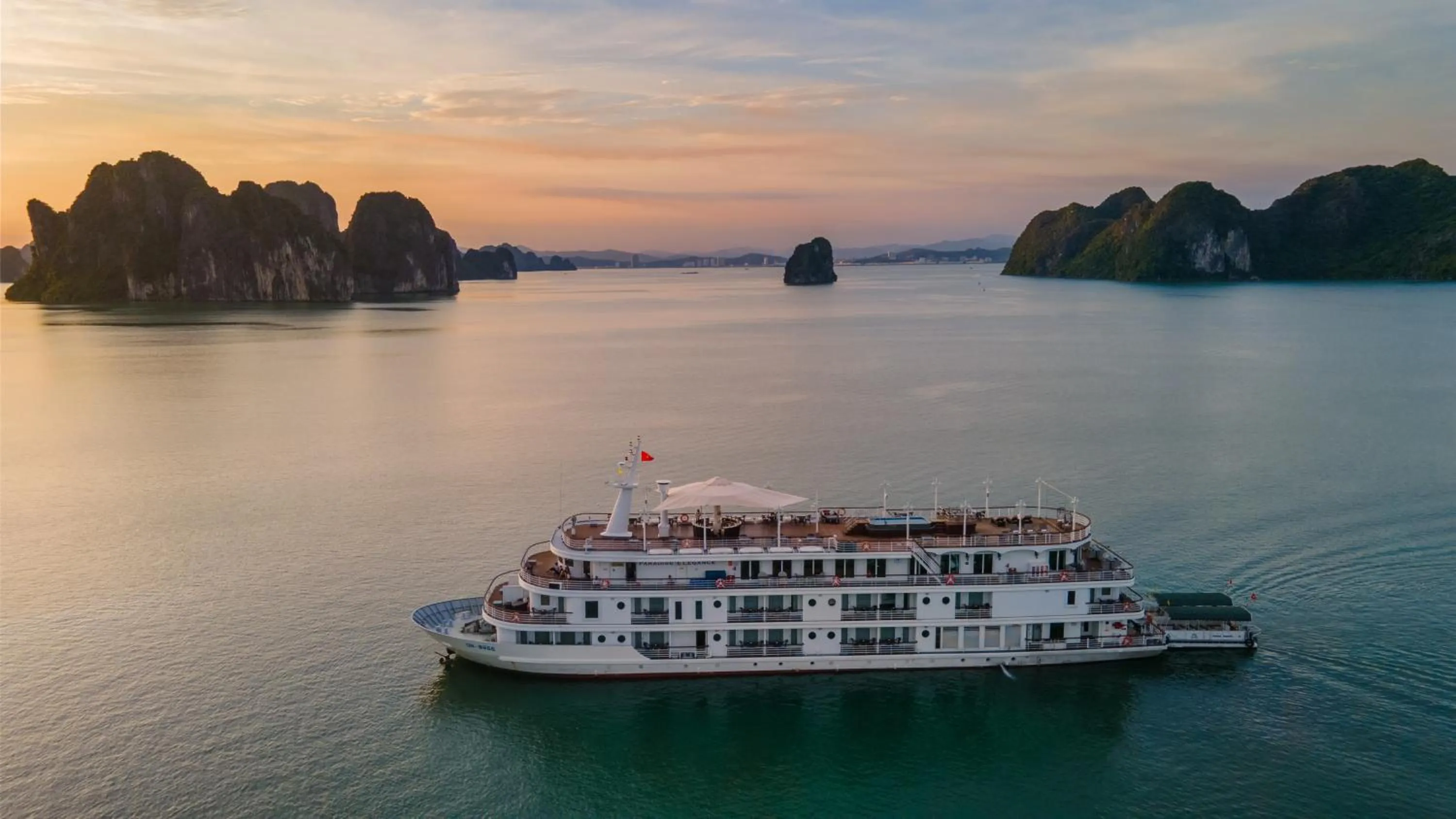Bird's eye view in Paradise Elegance Cruise Halong
