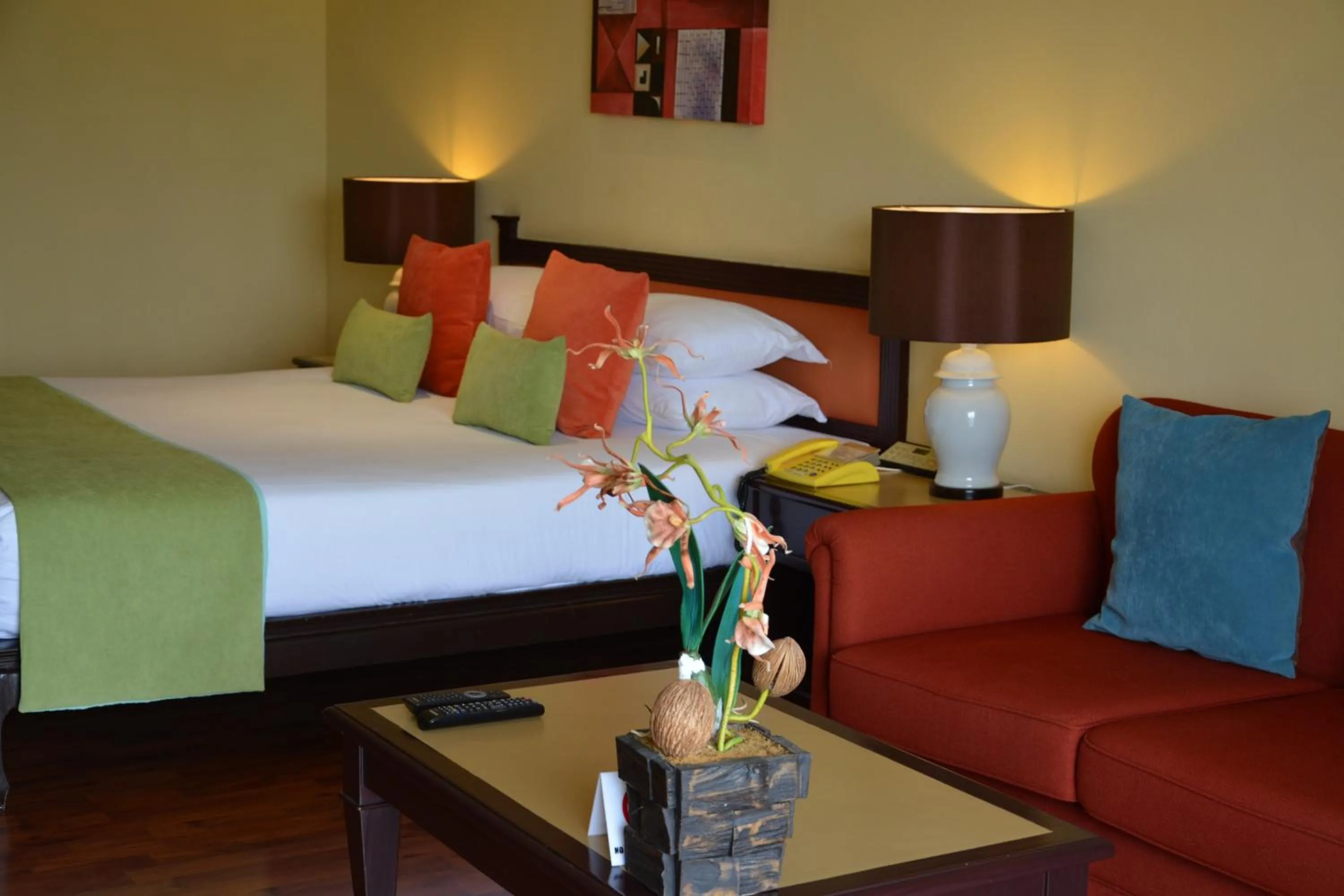 Bed in Sir James Resort