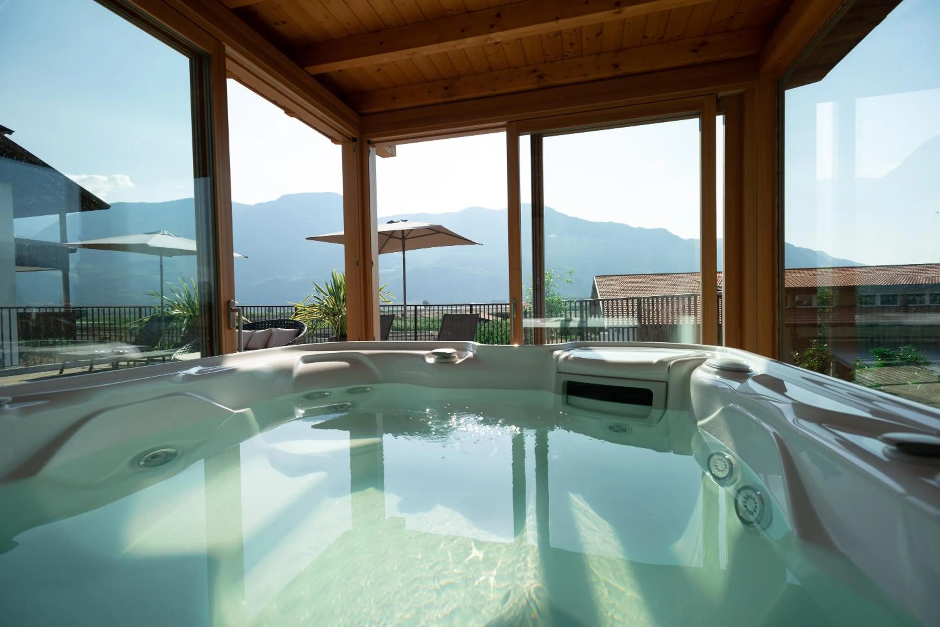 Hot Tub in Hotel und Residence Johanneshof
