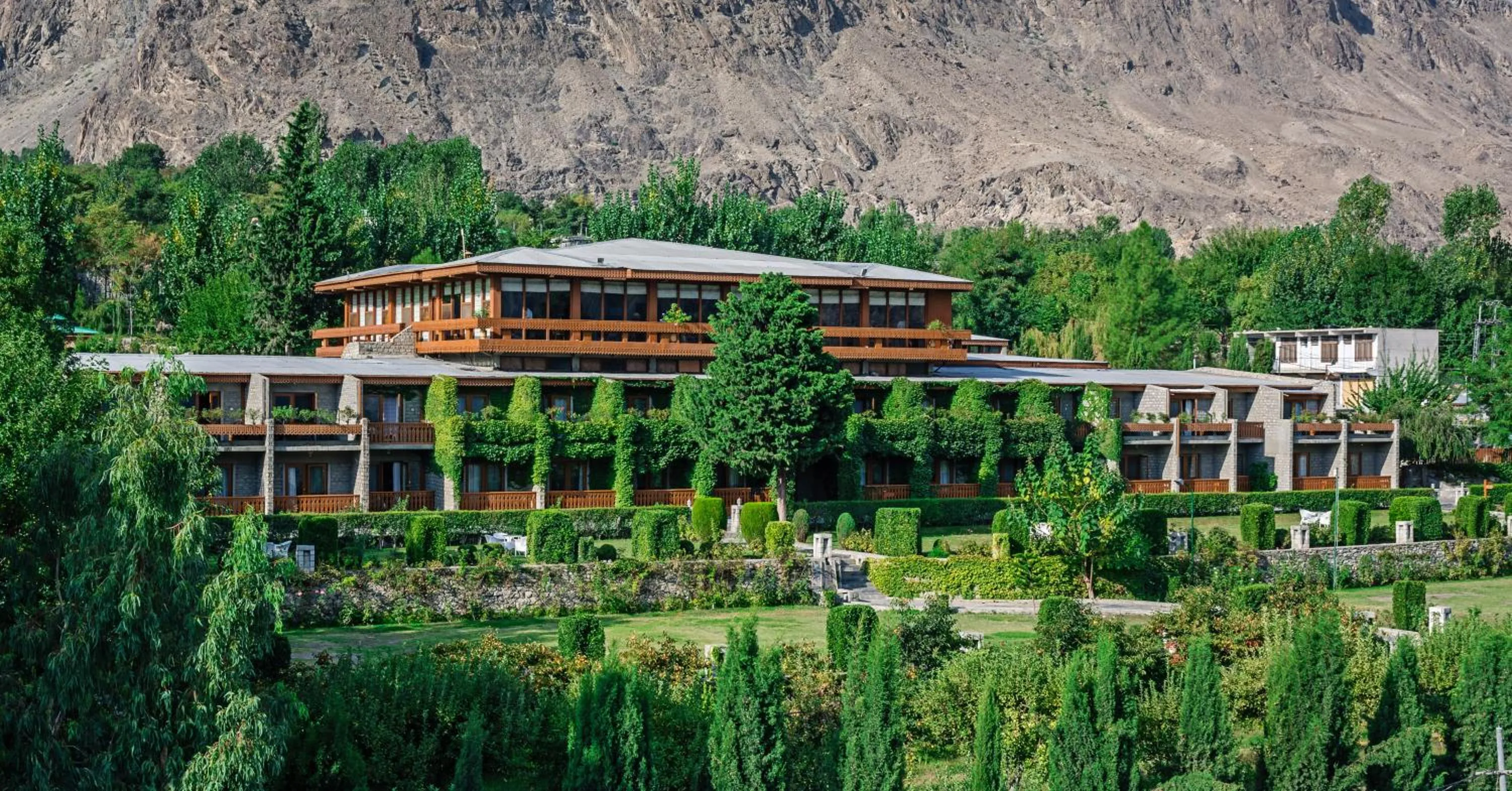 Property building in Gilgit Serena Hotel