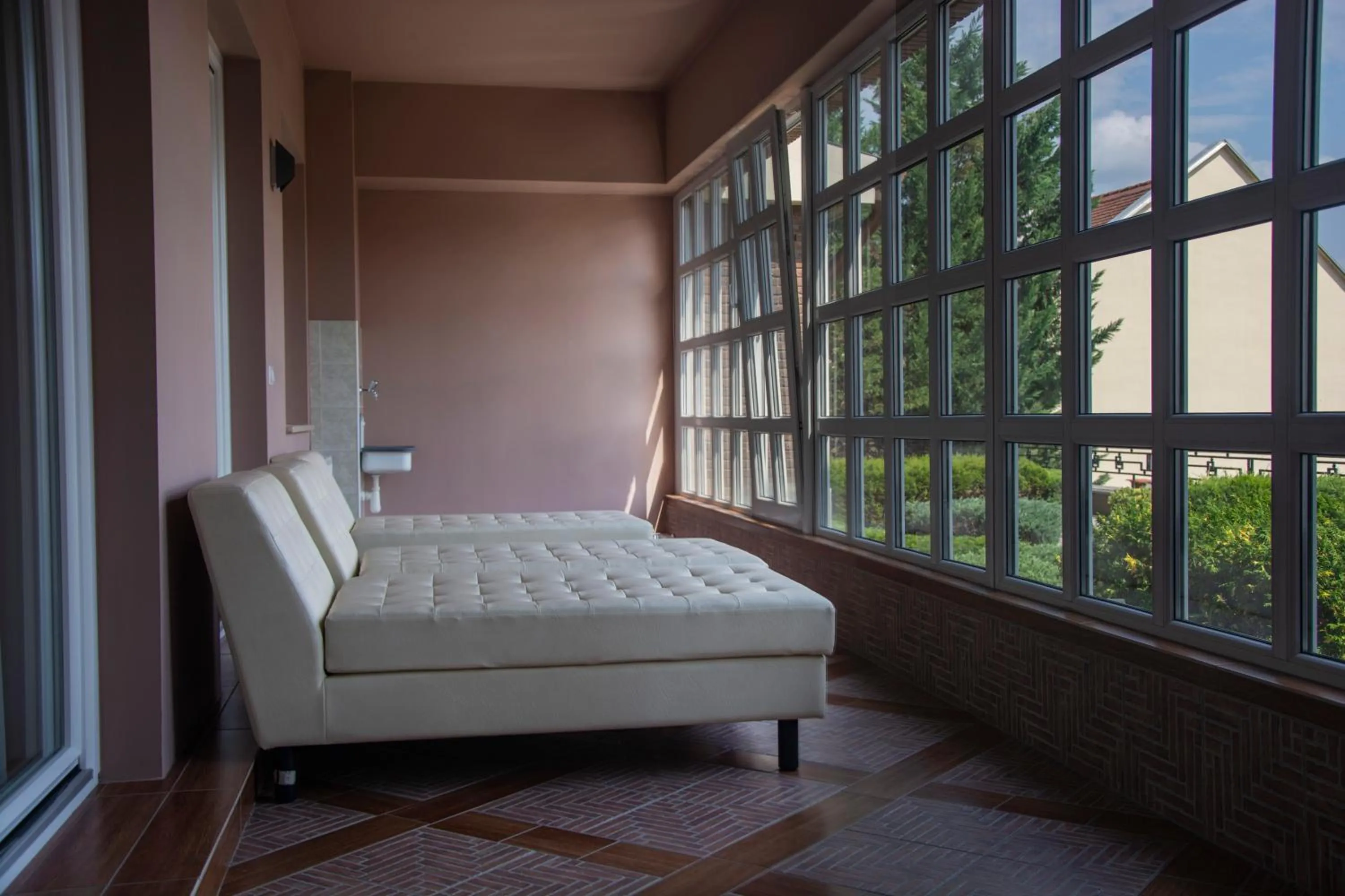 Balcony/Terrace, Bed in Erla Villa Boutique Hotel