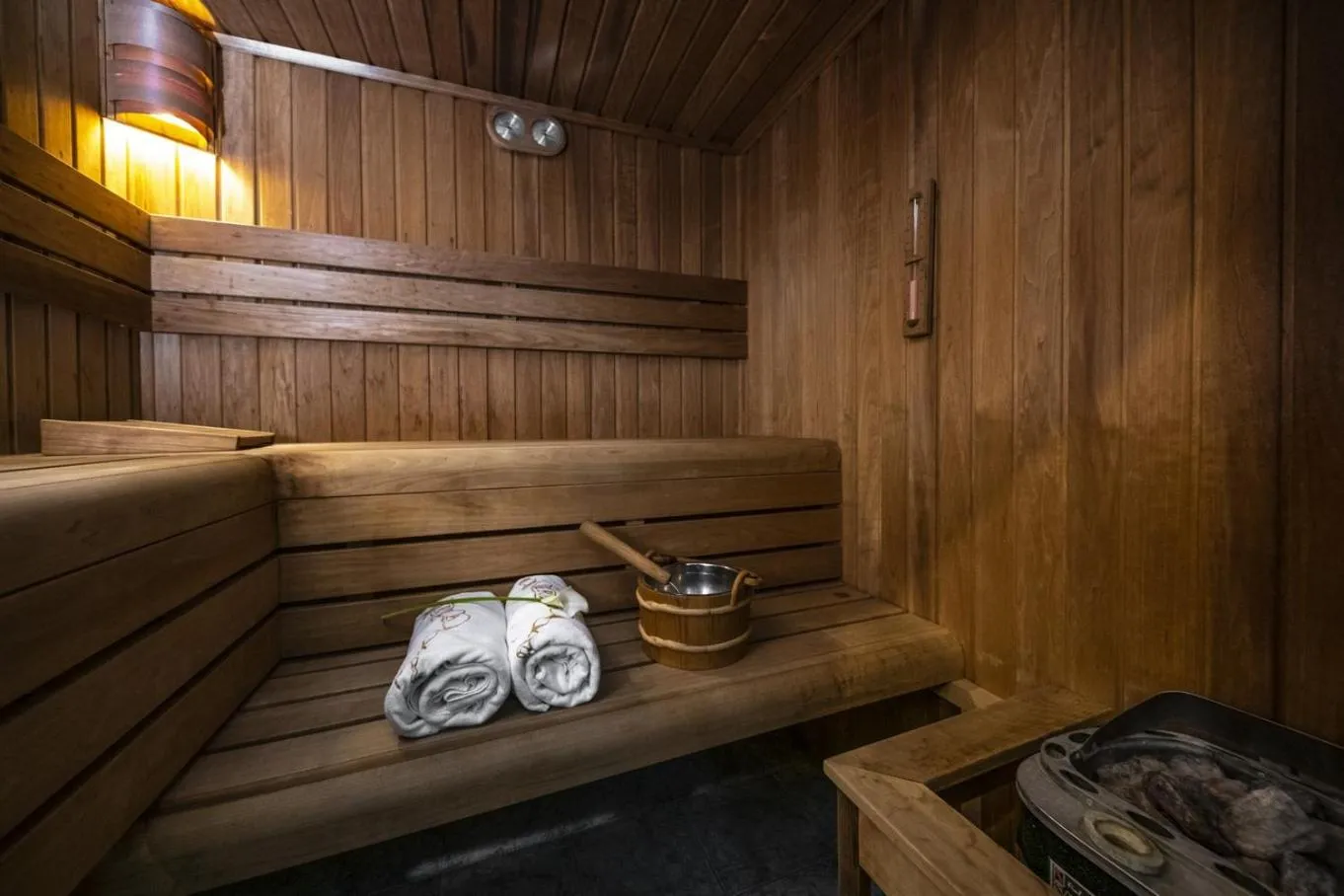 Sauna in Erla Villa Boutique Hotel