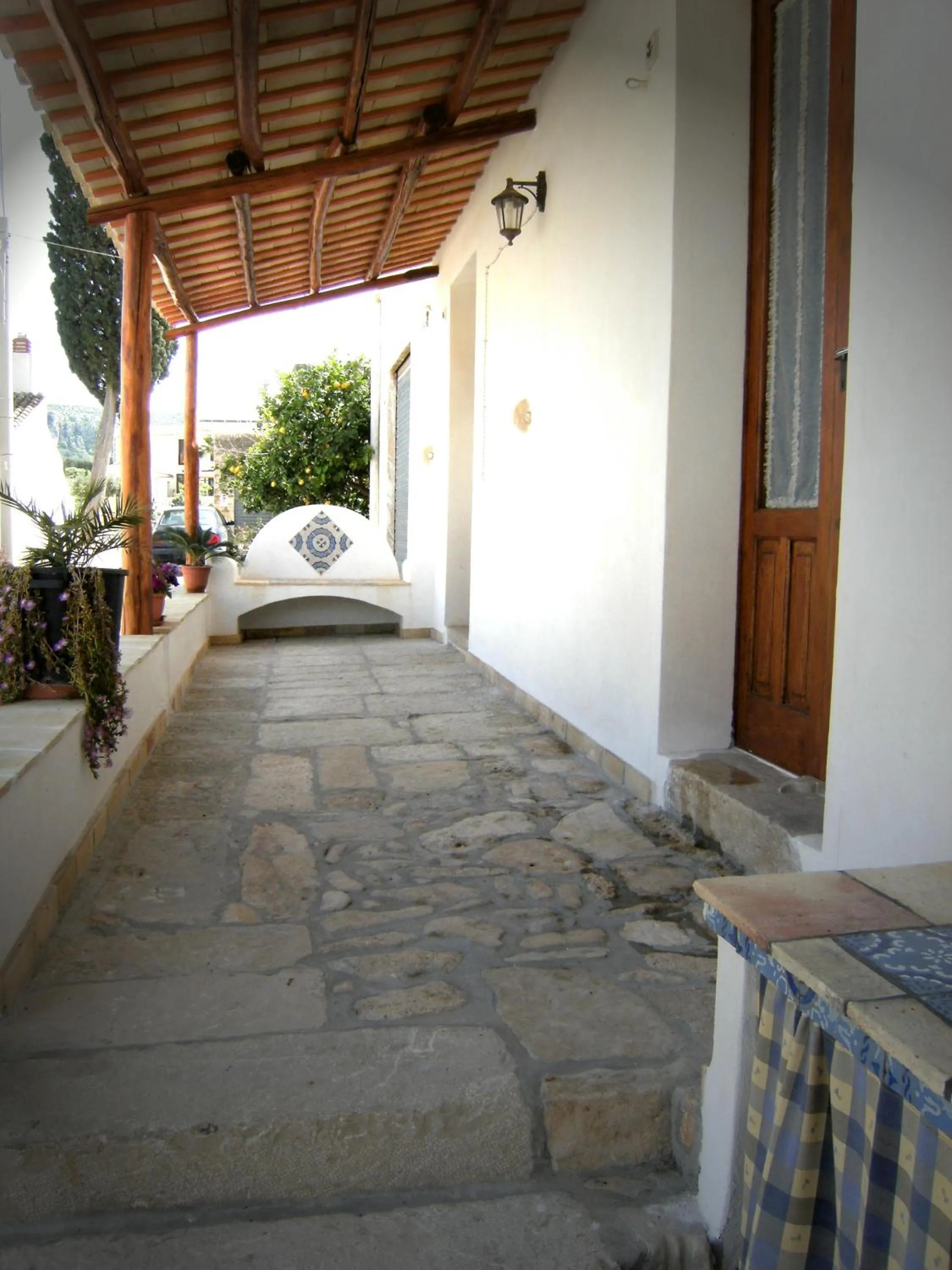 Facade/entrance in Baglio Trinacria