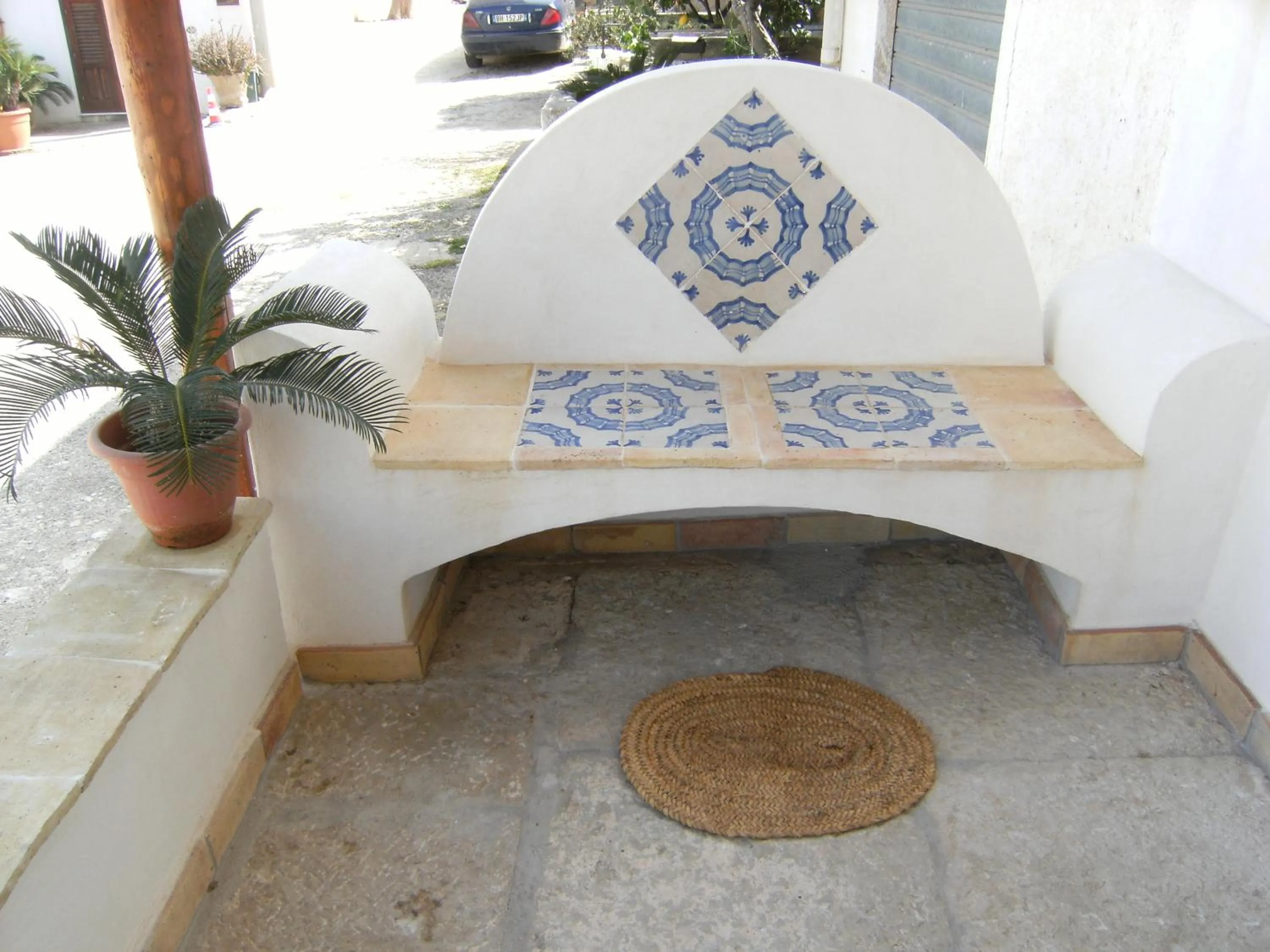 Decorative detail in Baglio Trinacria