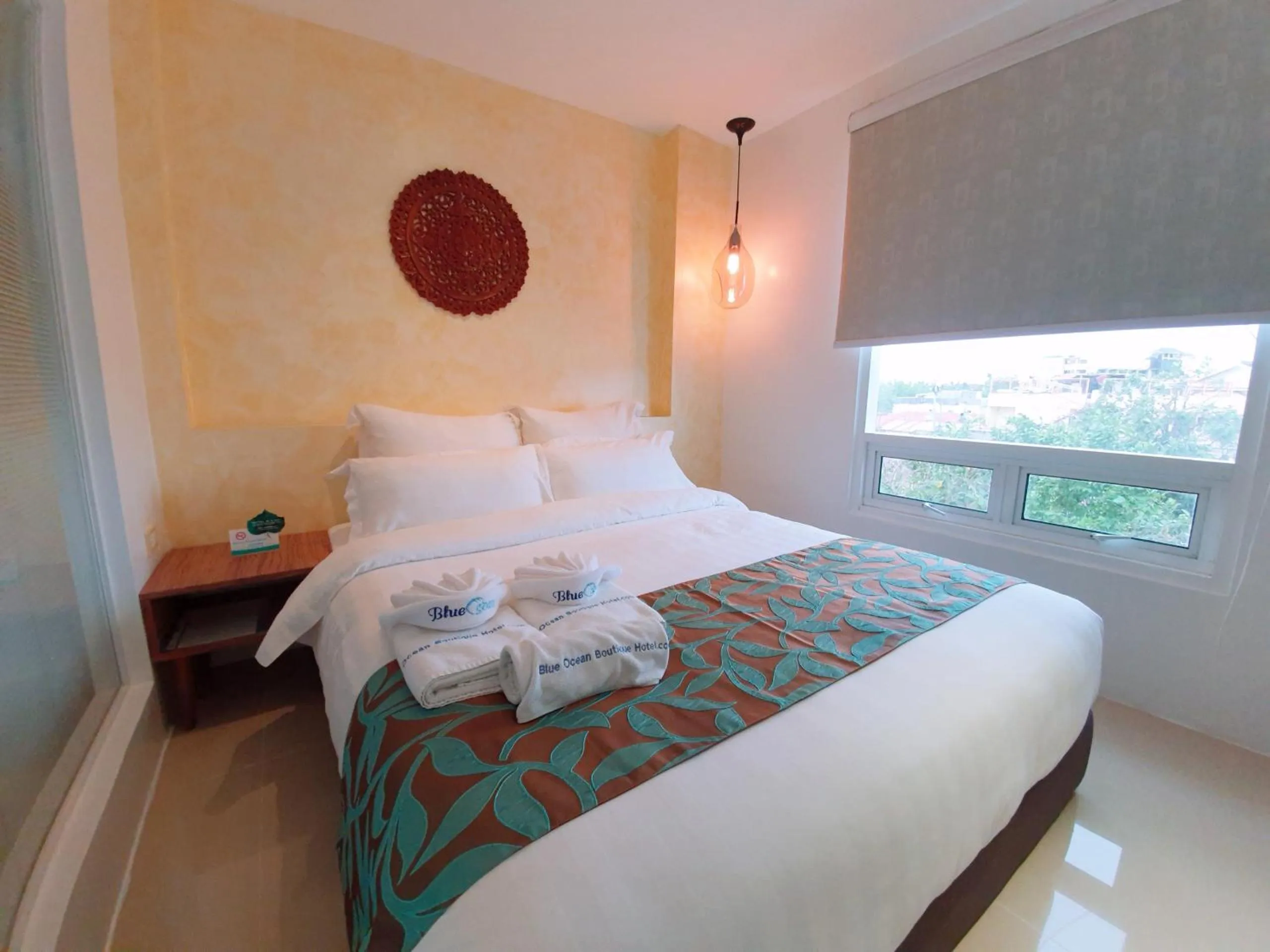 Bedroom, Bed in BLUE OCEAN BOUTIQUE HOTEL - Boracay Island