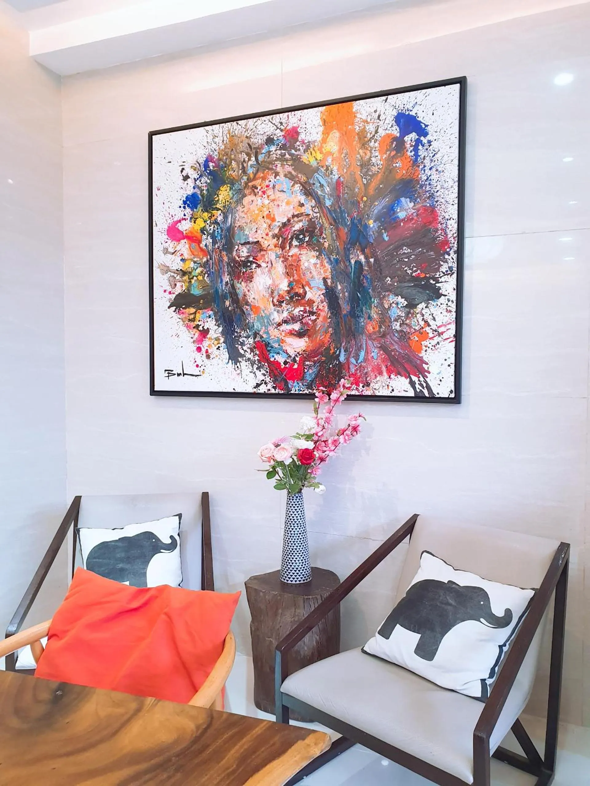 Lobby or reception, Bed in BLUE OCEAN BOUTIQUE HOTEL - Boracay Island