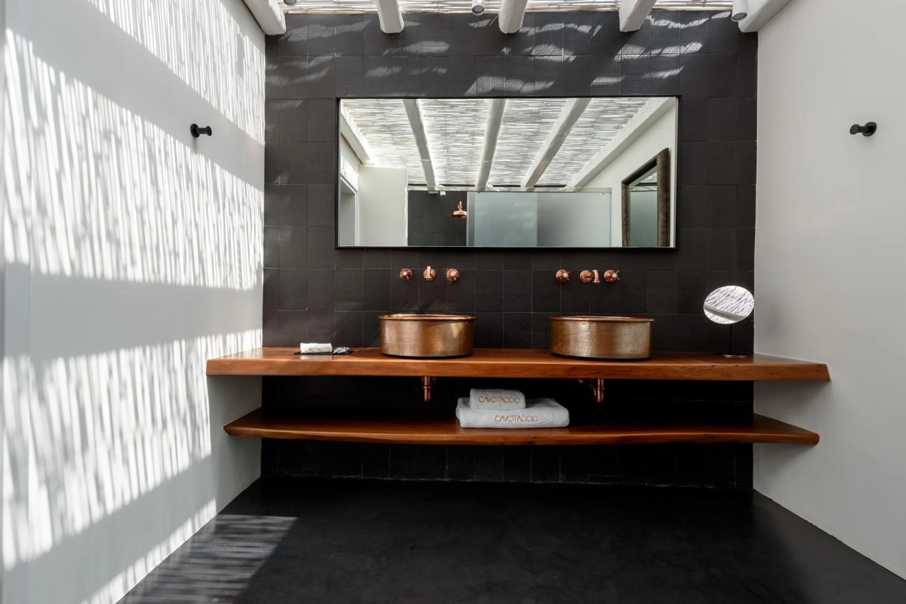 Bathroom in Cavo Tagoo Santorini