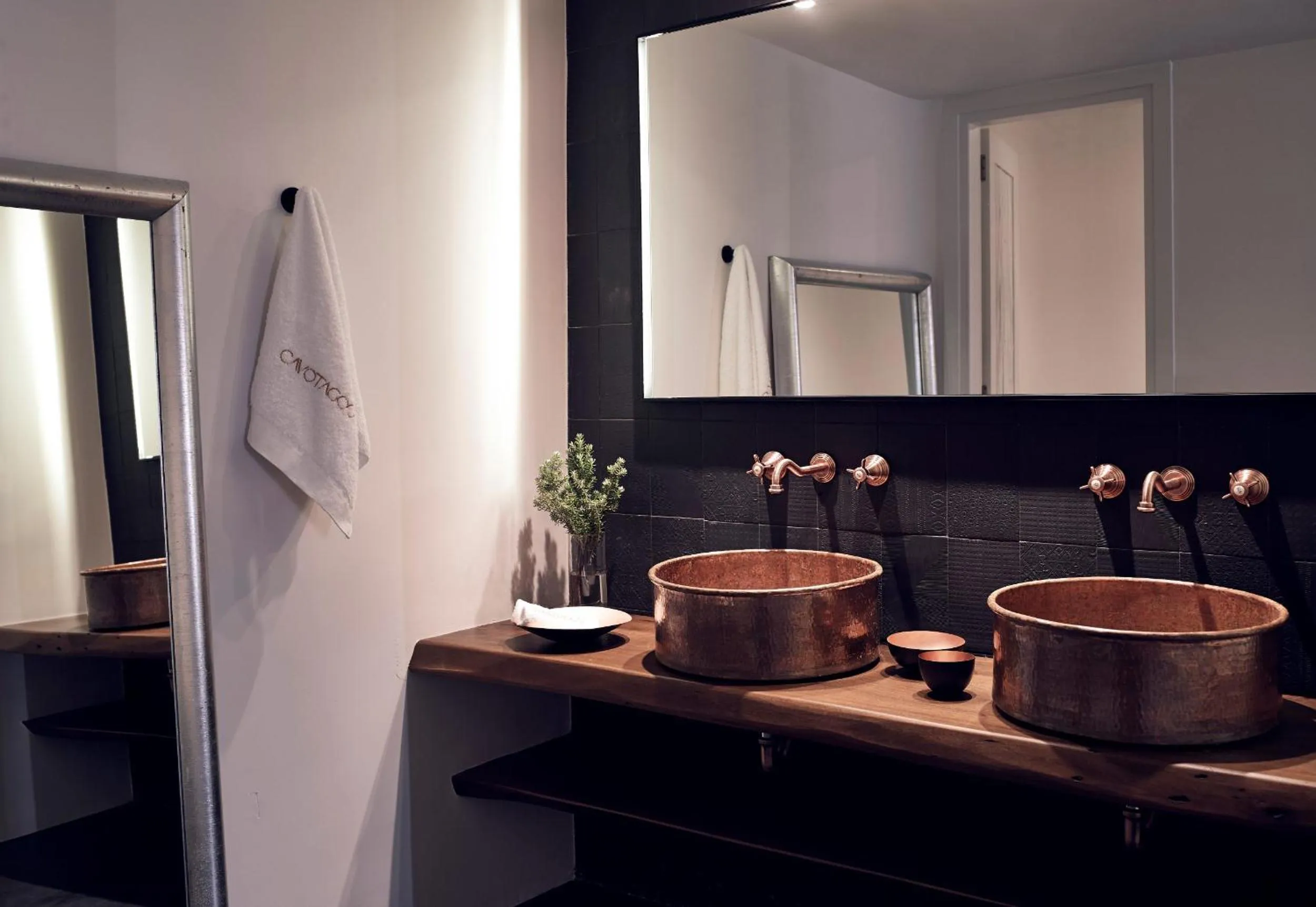 Bathroom in Cavo Tagoo Santorini