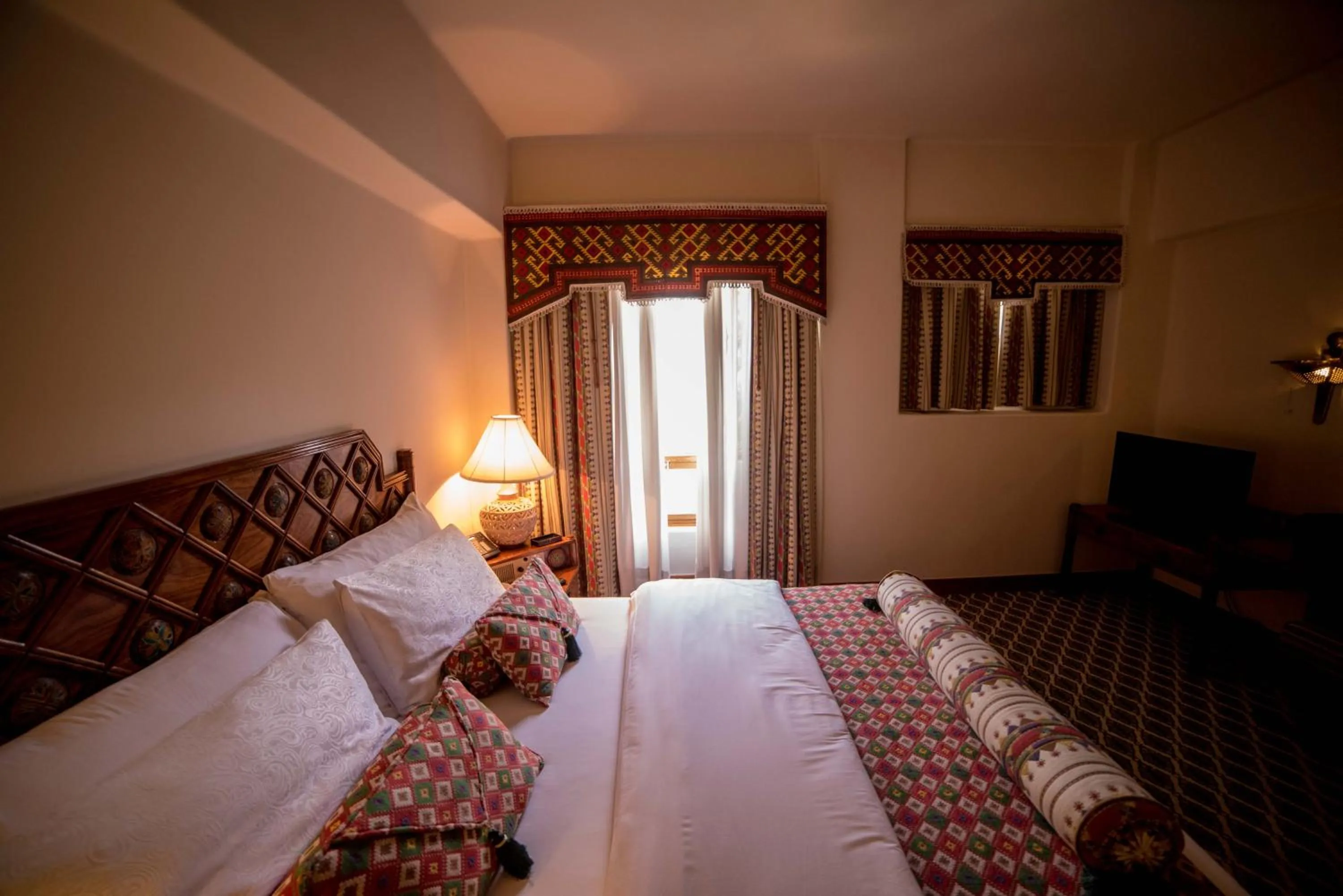 Bed in Quetta Serena Hotel