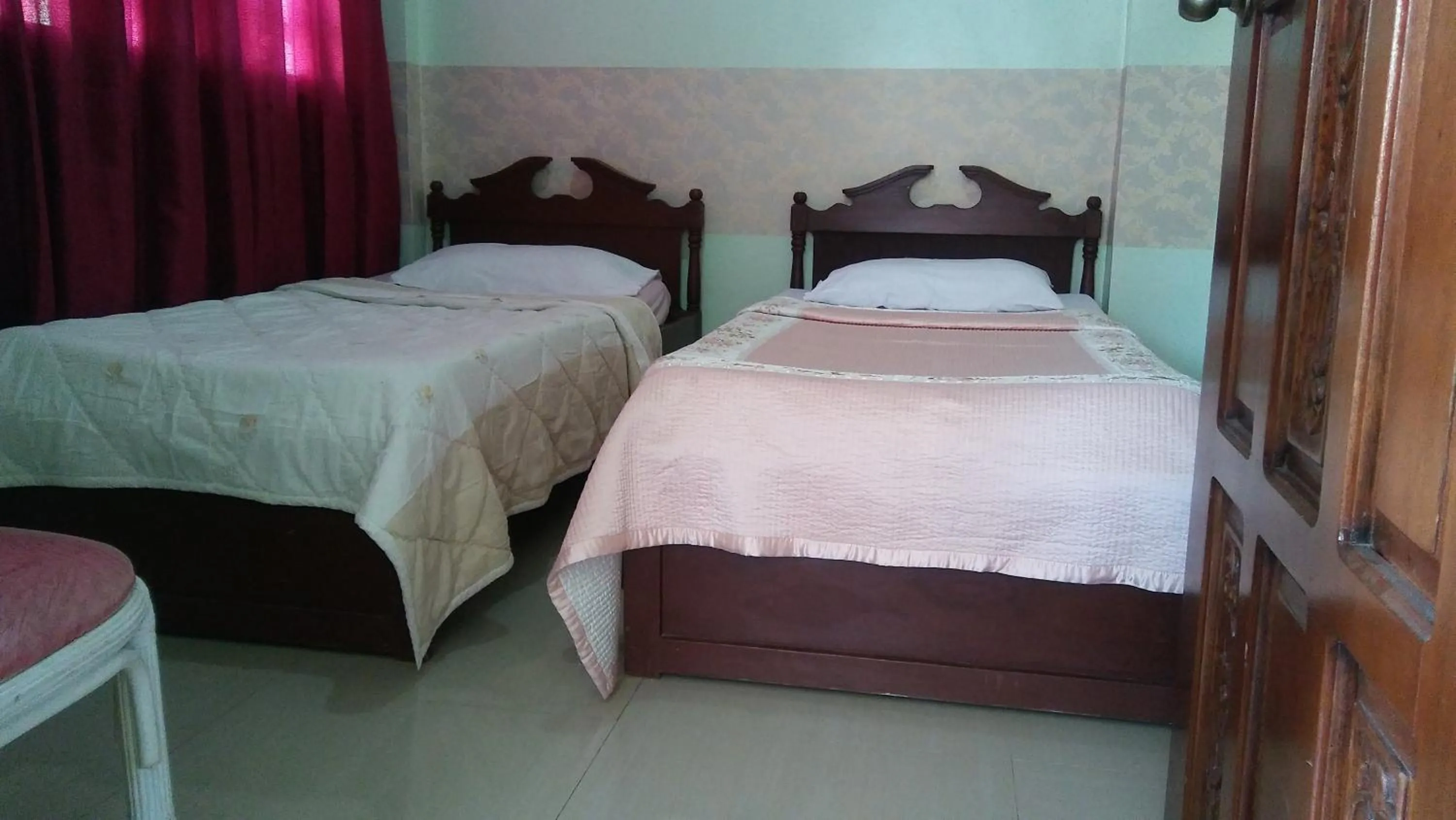 Bed in Dweller's Pensione