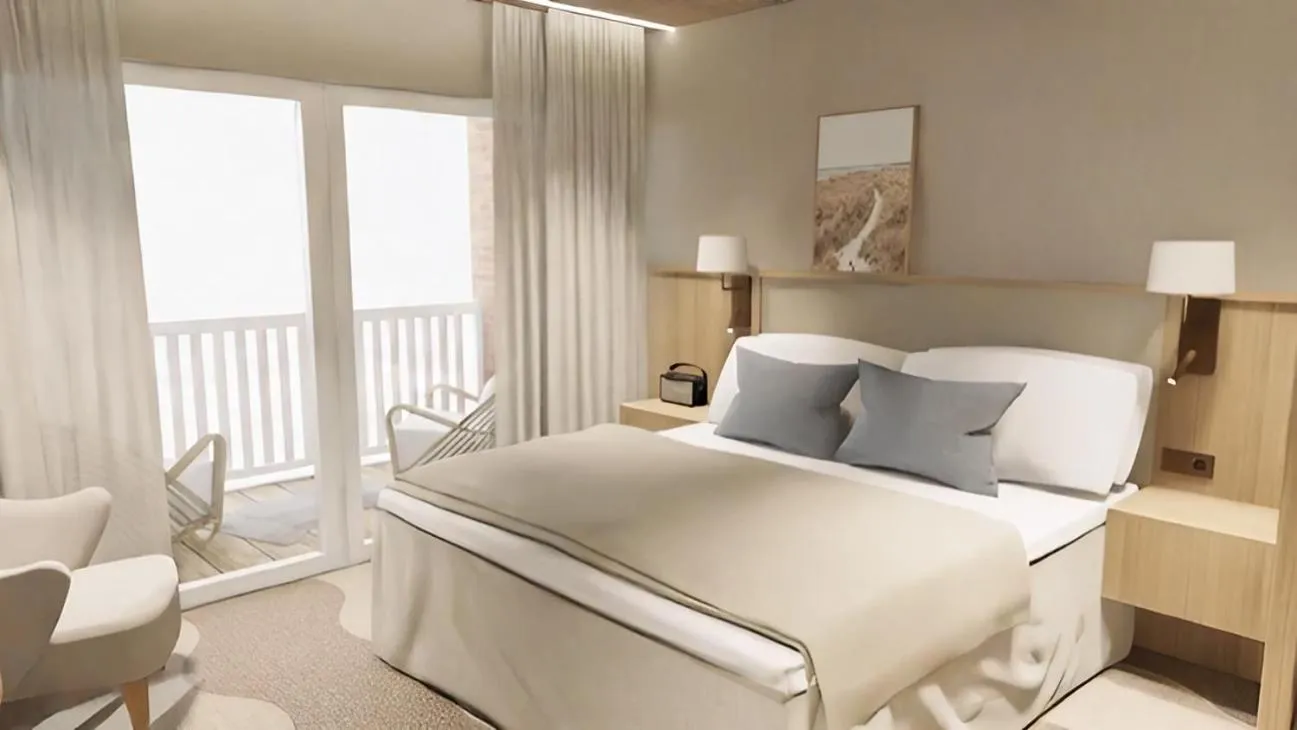 Bedroom, Bed in Bude54