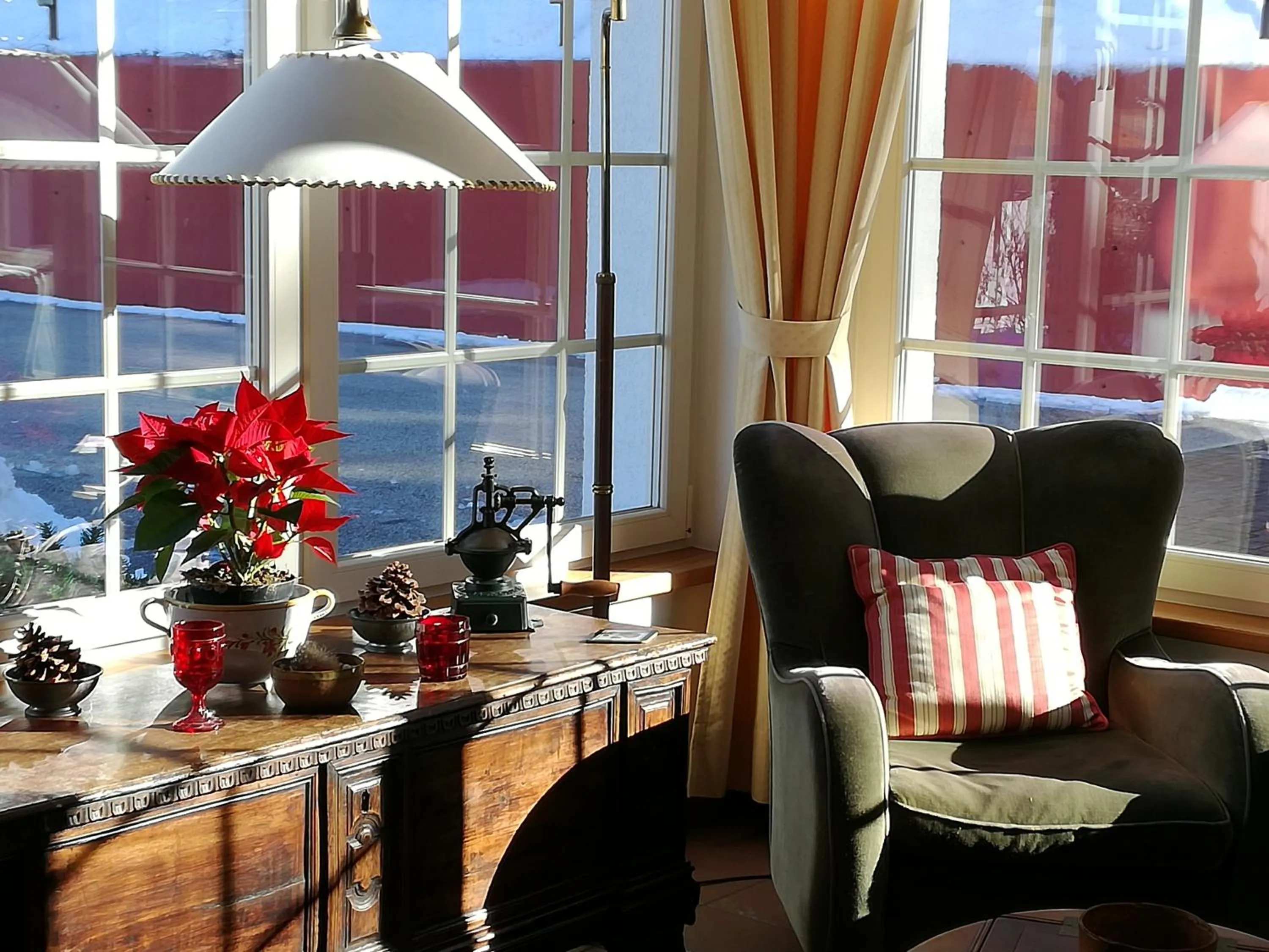 Communal lounge/ TV room in Hotel Ca' del Bosco