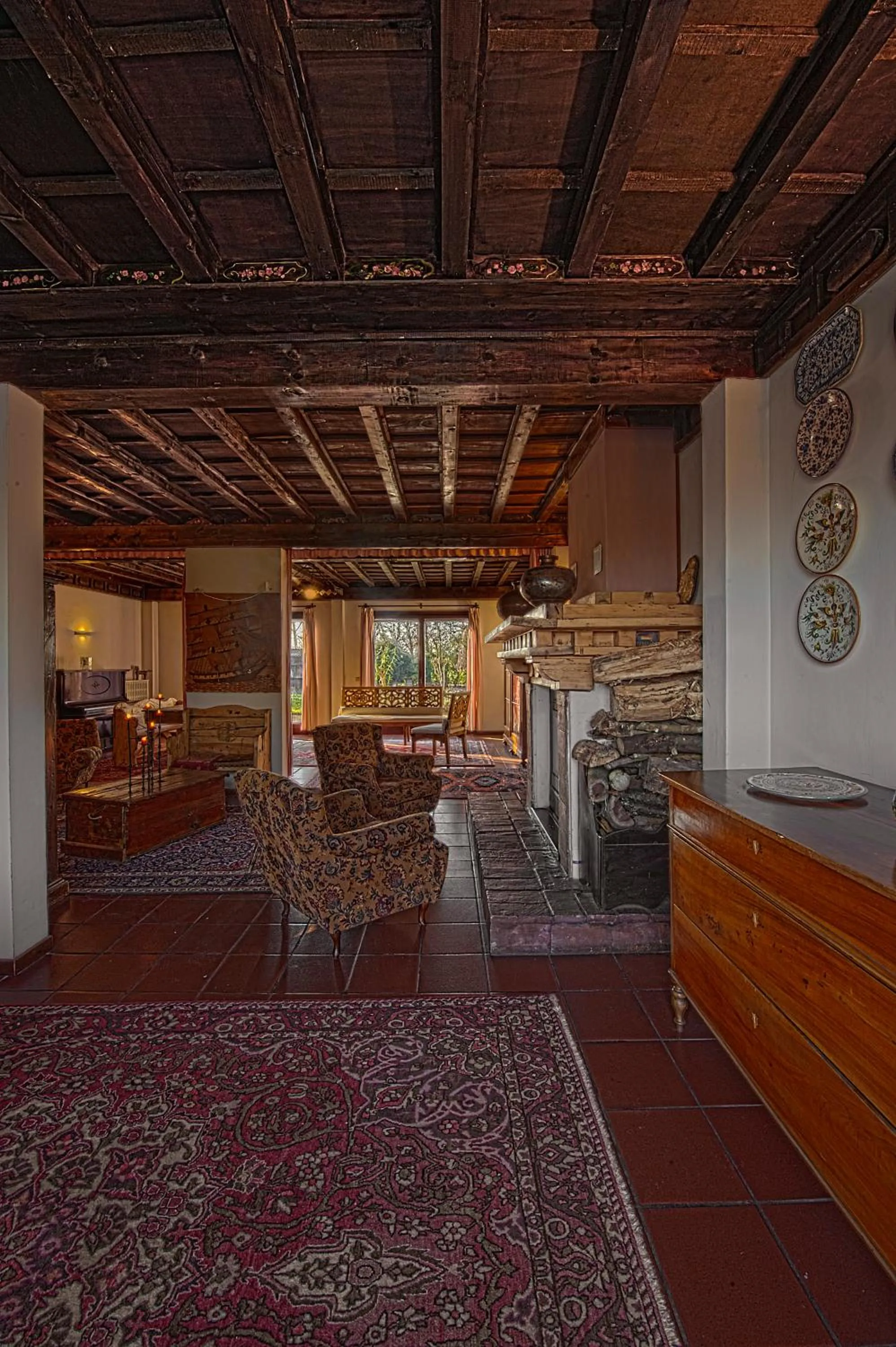 Communal lounge/ TV room in Villa Belfiore