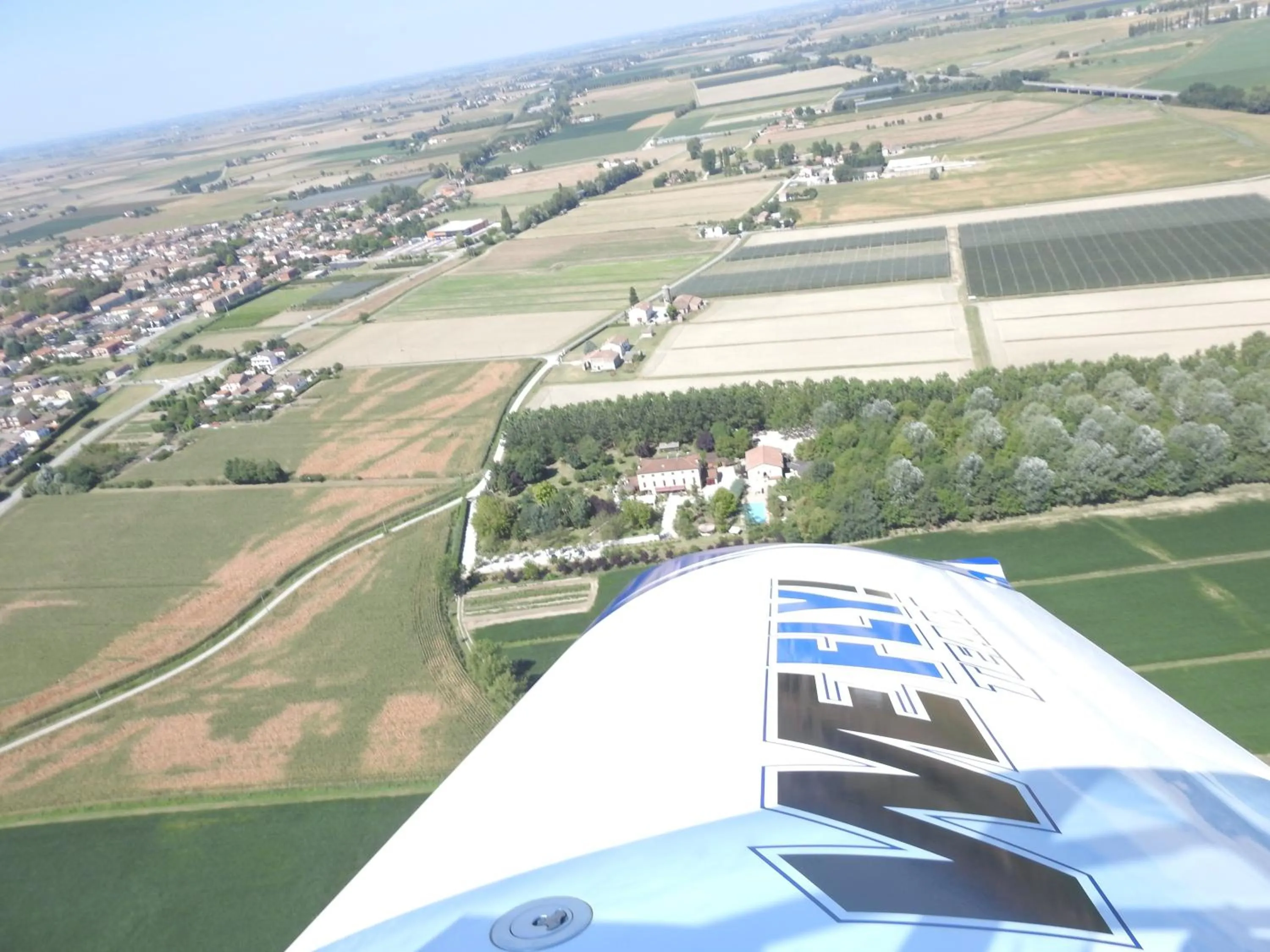 Bird's eye view in Villa Belfiore