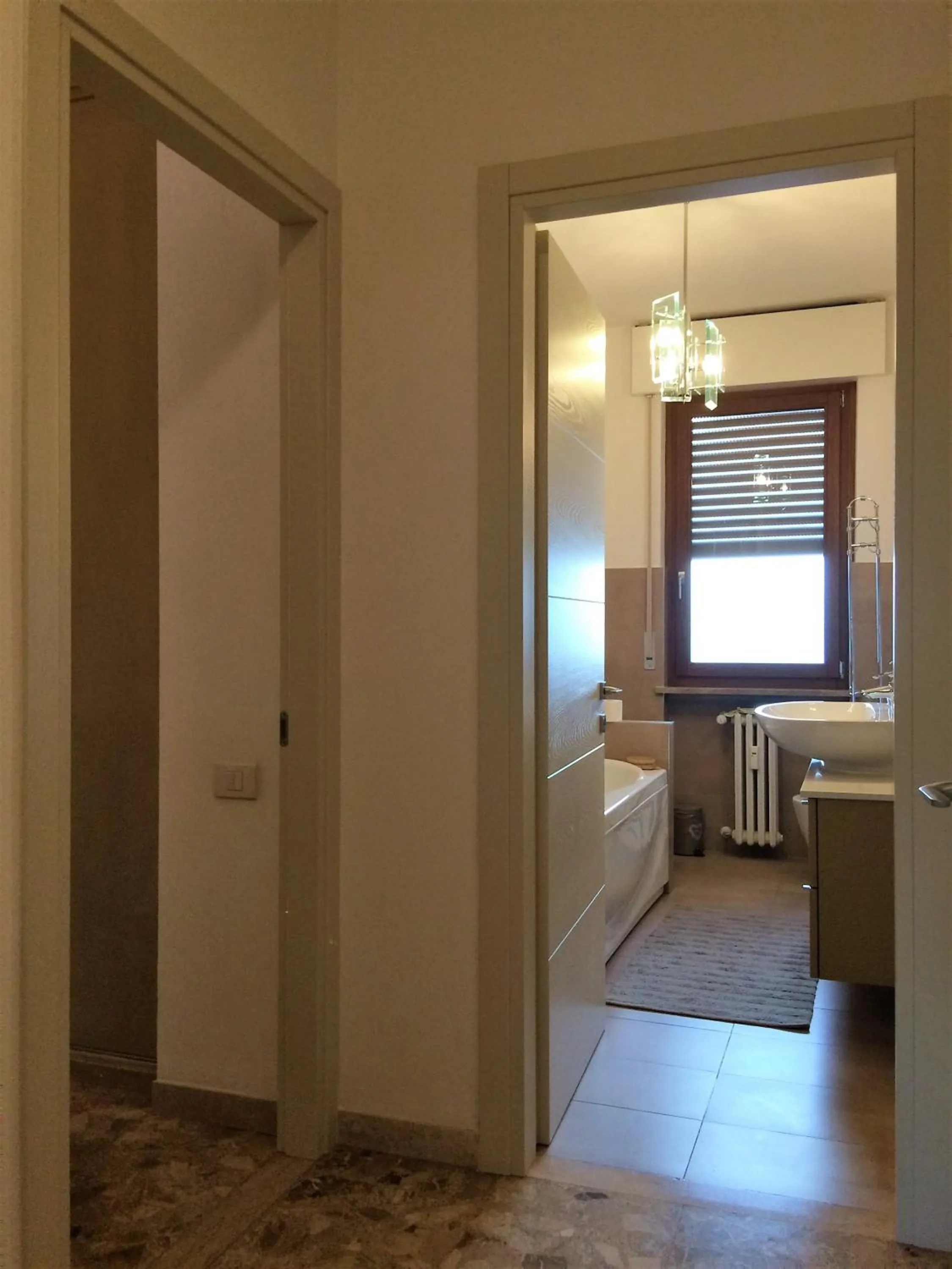 Bathroom, Bed in B&B Pergolesi