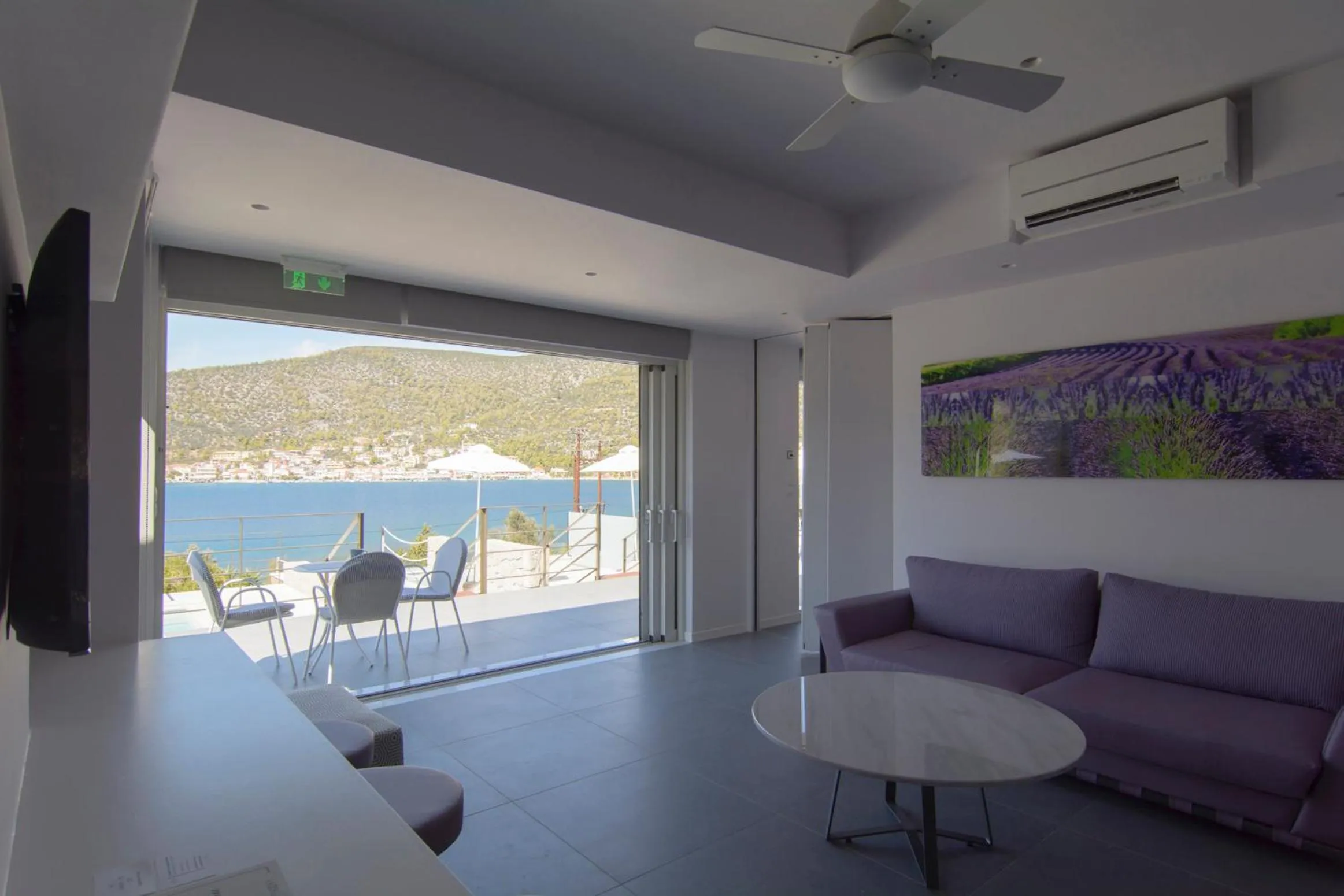 Living room in Lavender Cove