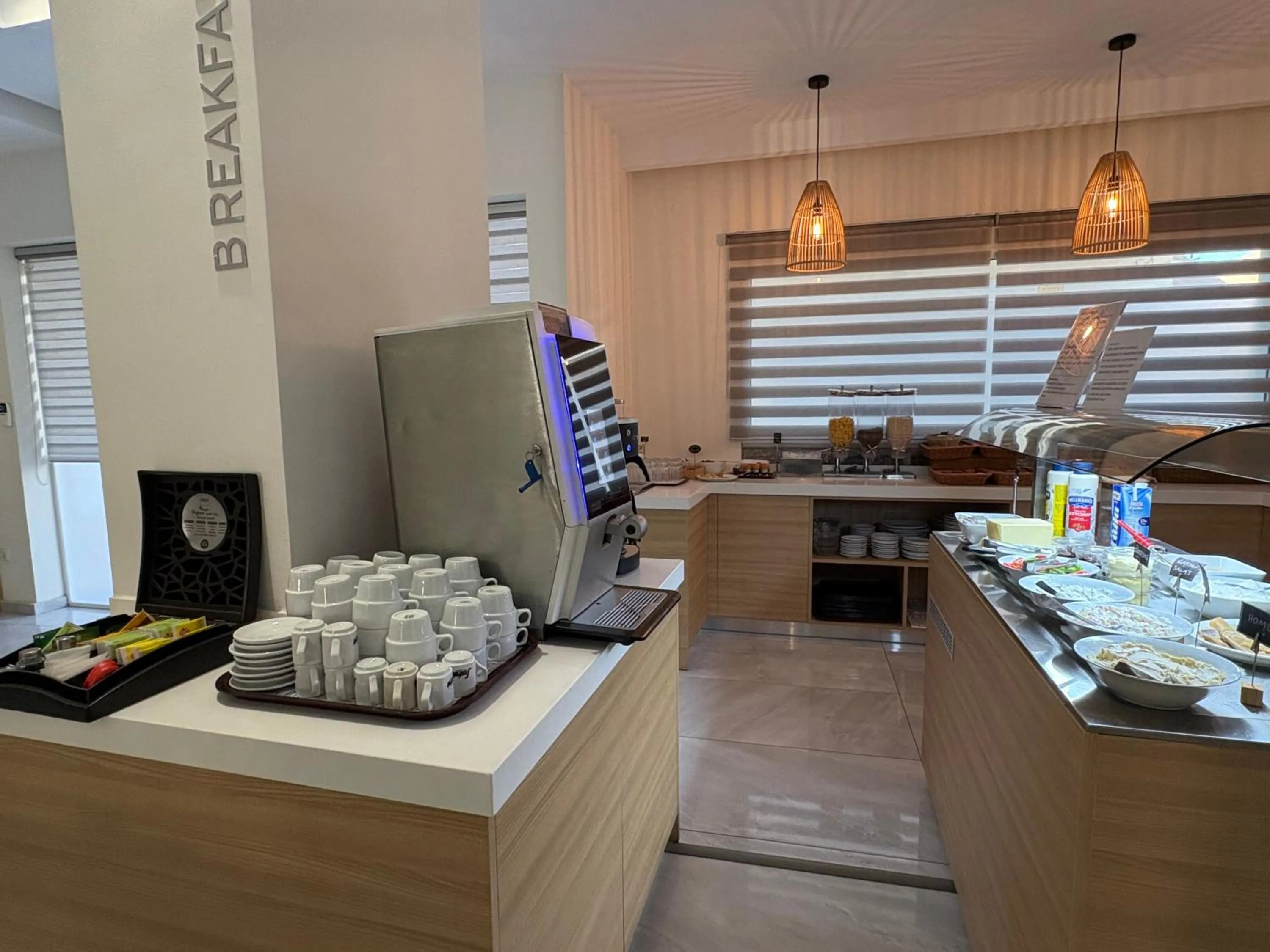 Buffet breakfast in Voula Hotel