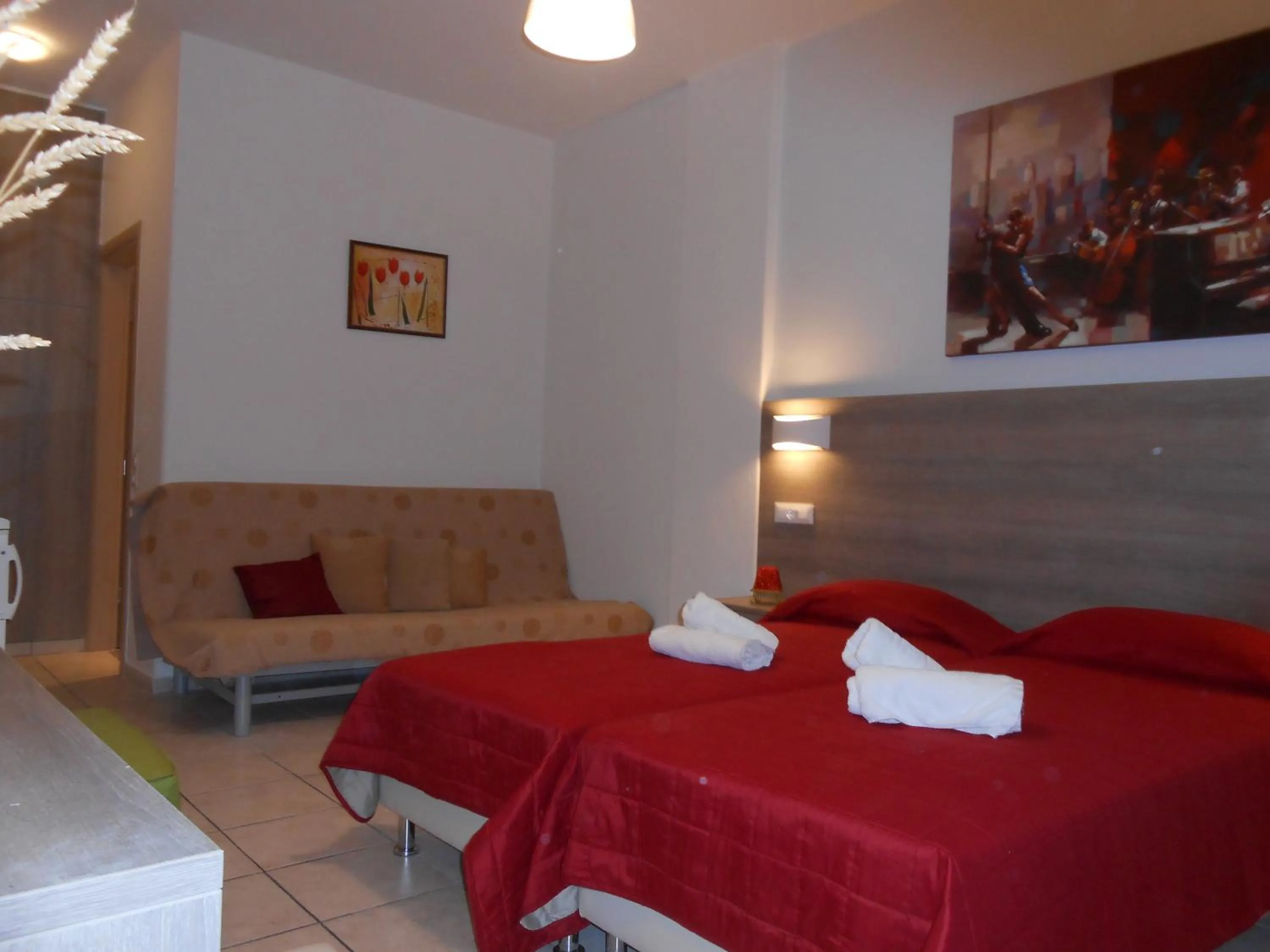 Bedroom, Bed in Voula Hotel