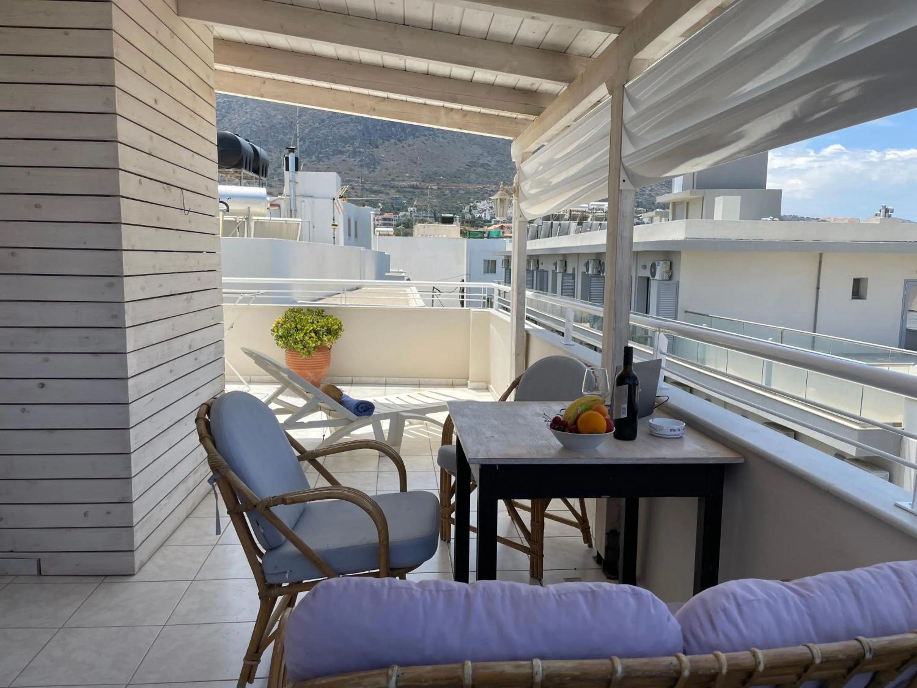 Balcony/Terrace in Voula Hotel