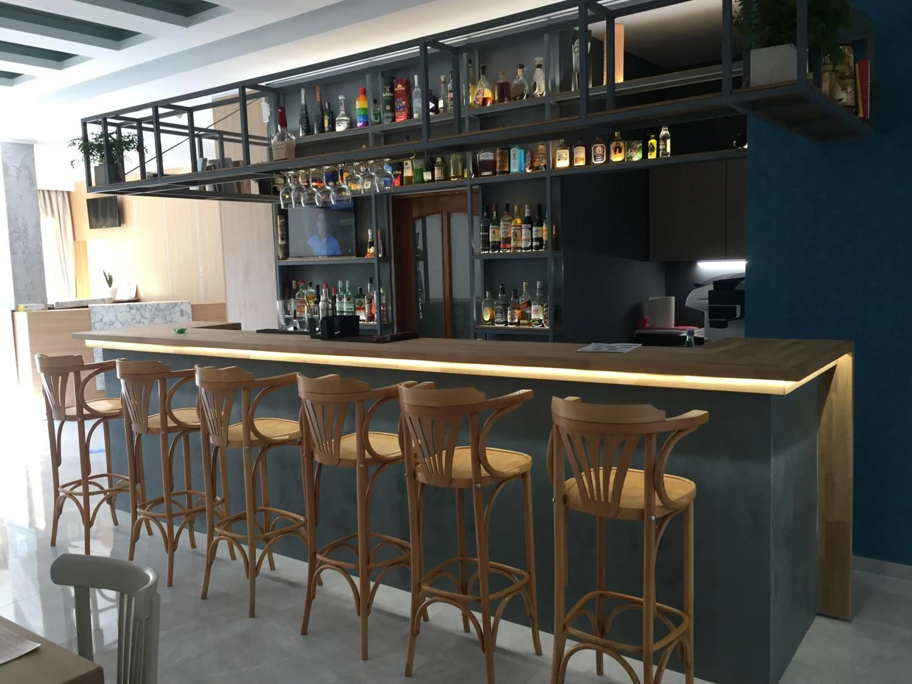Lounge or bar in Voula Hotel