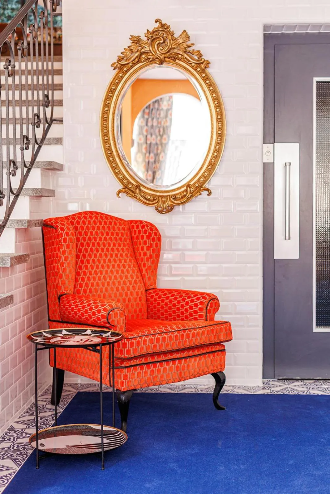 Seating area in Art Hotel Riposo