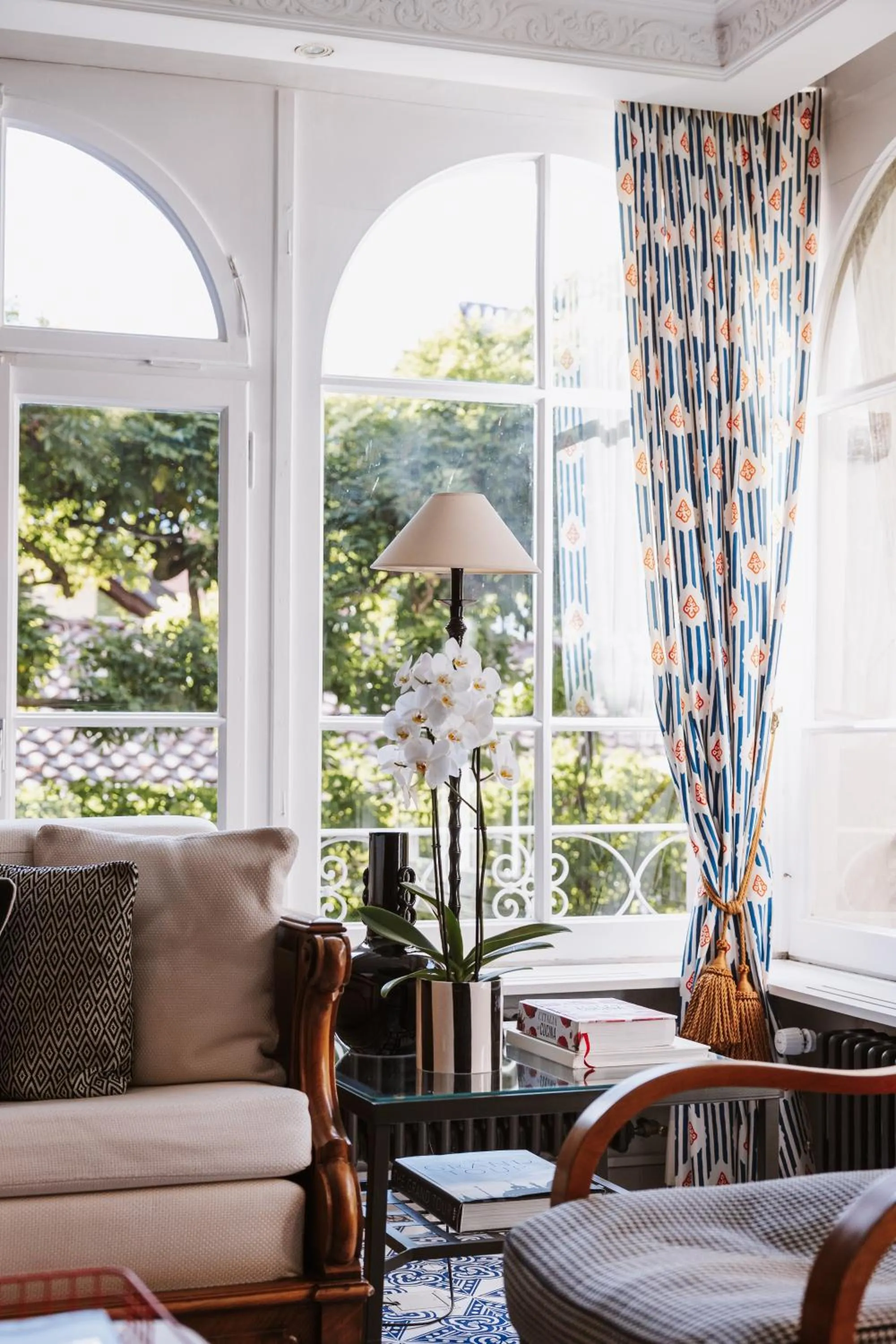 Library in Art Hotel Riposo