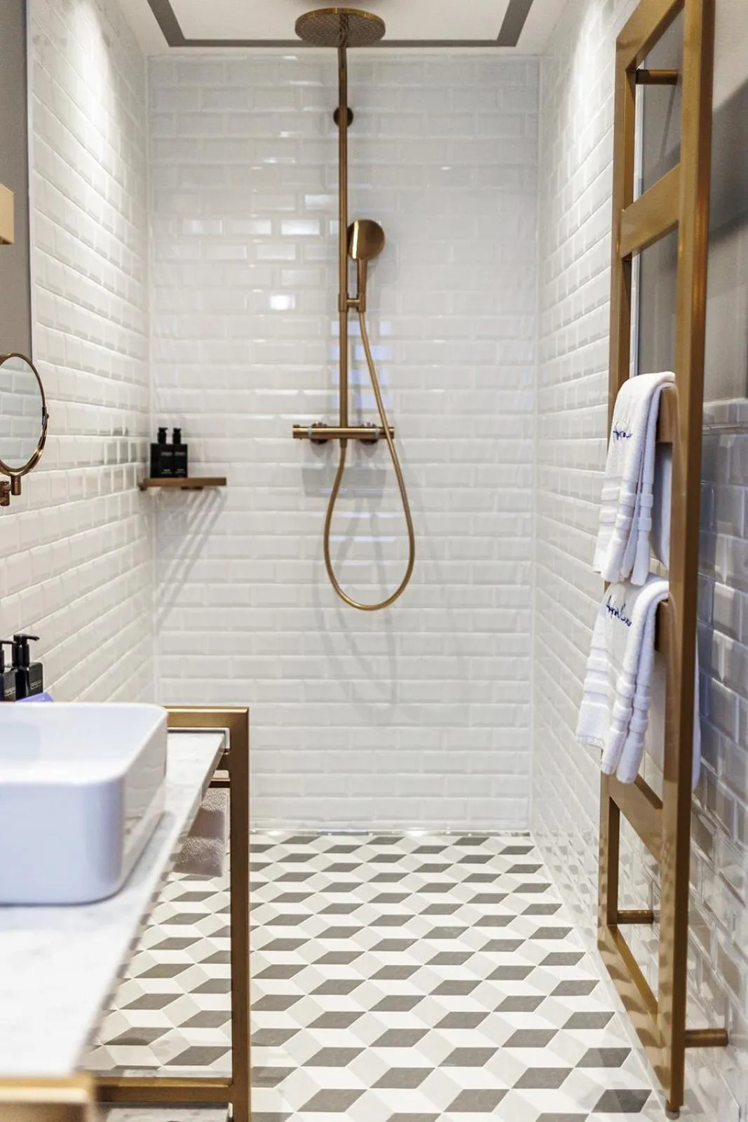 Shower in Art Hotel Riposo