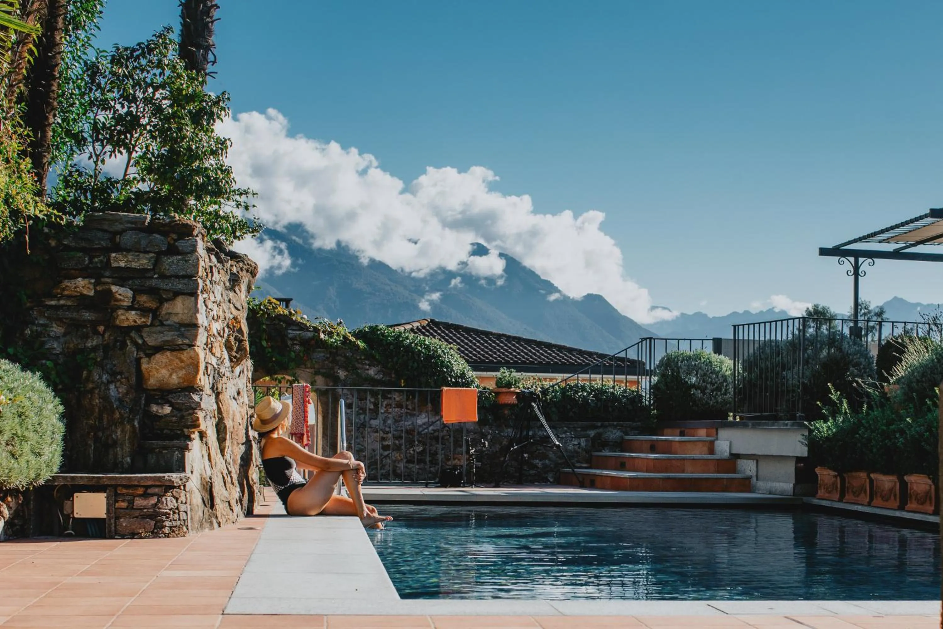 Pool view in Art Hotel Riposo
